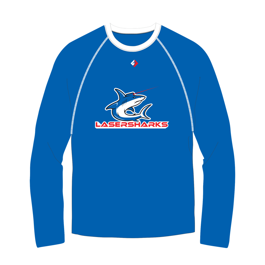 Lasersharks Long Sleeve Performance Shirt