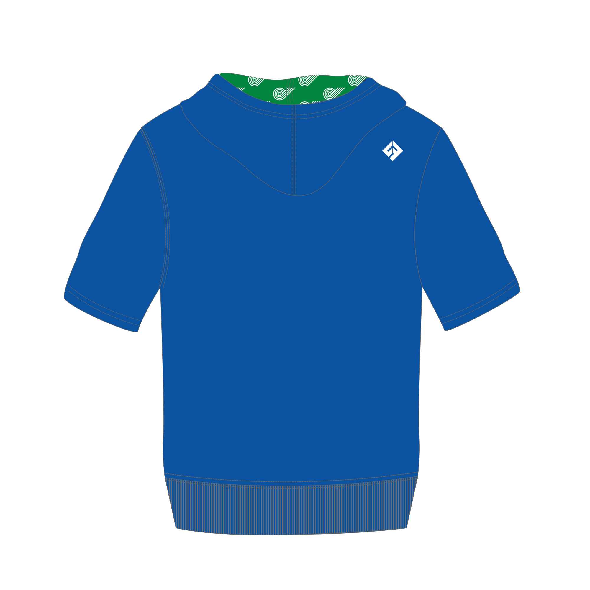 Lakers - UcFit Short Sleeve Hoodie French Terry Hoodie.