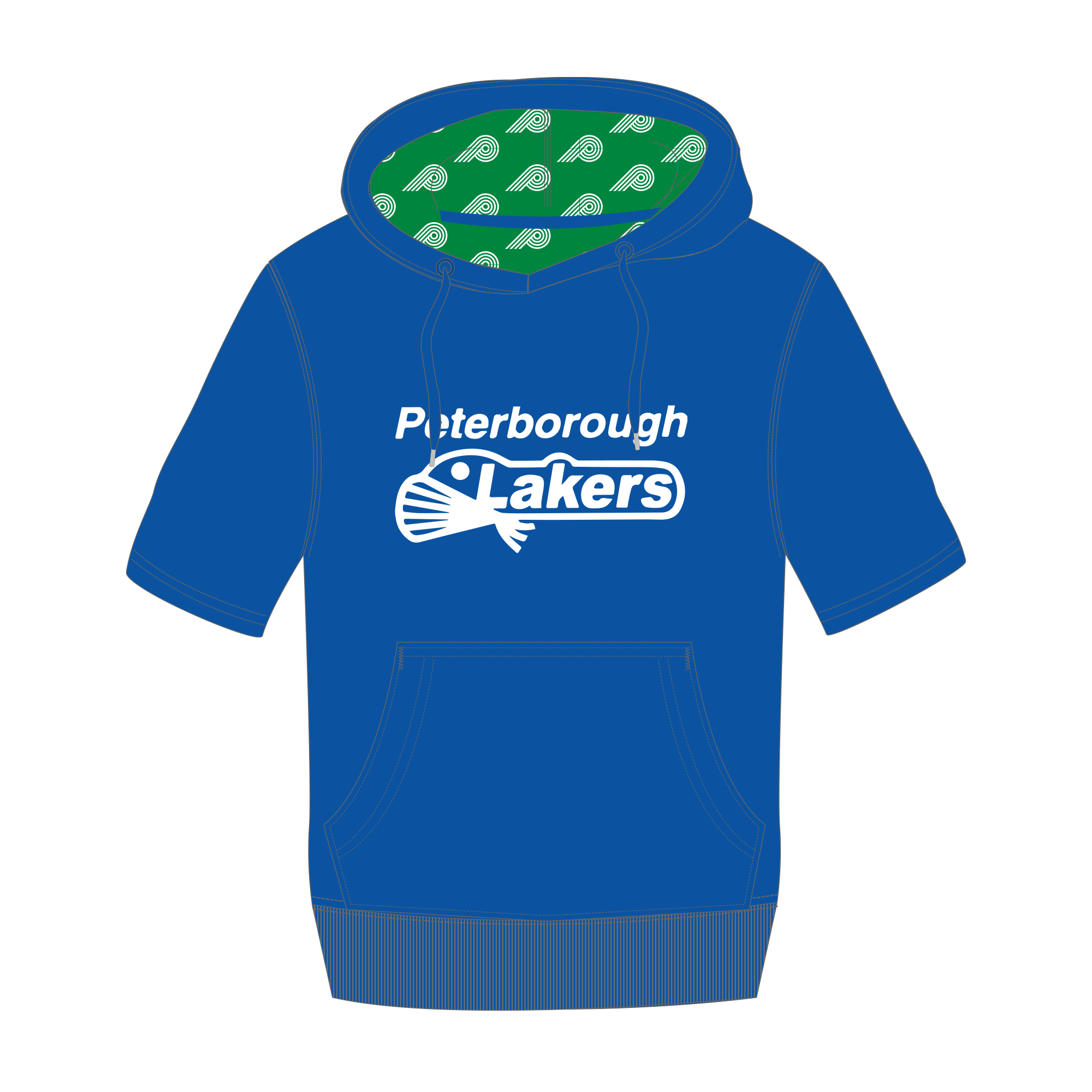 Lakers - UcFit Short Sleeve Hoodie French Terry Hoodie.