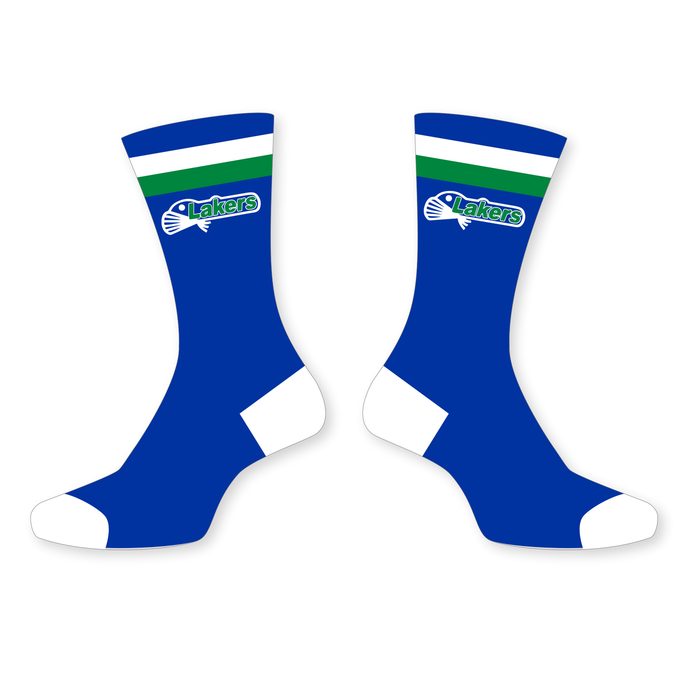 Lakers Mid Calf Socks