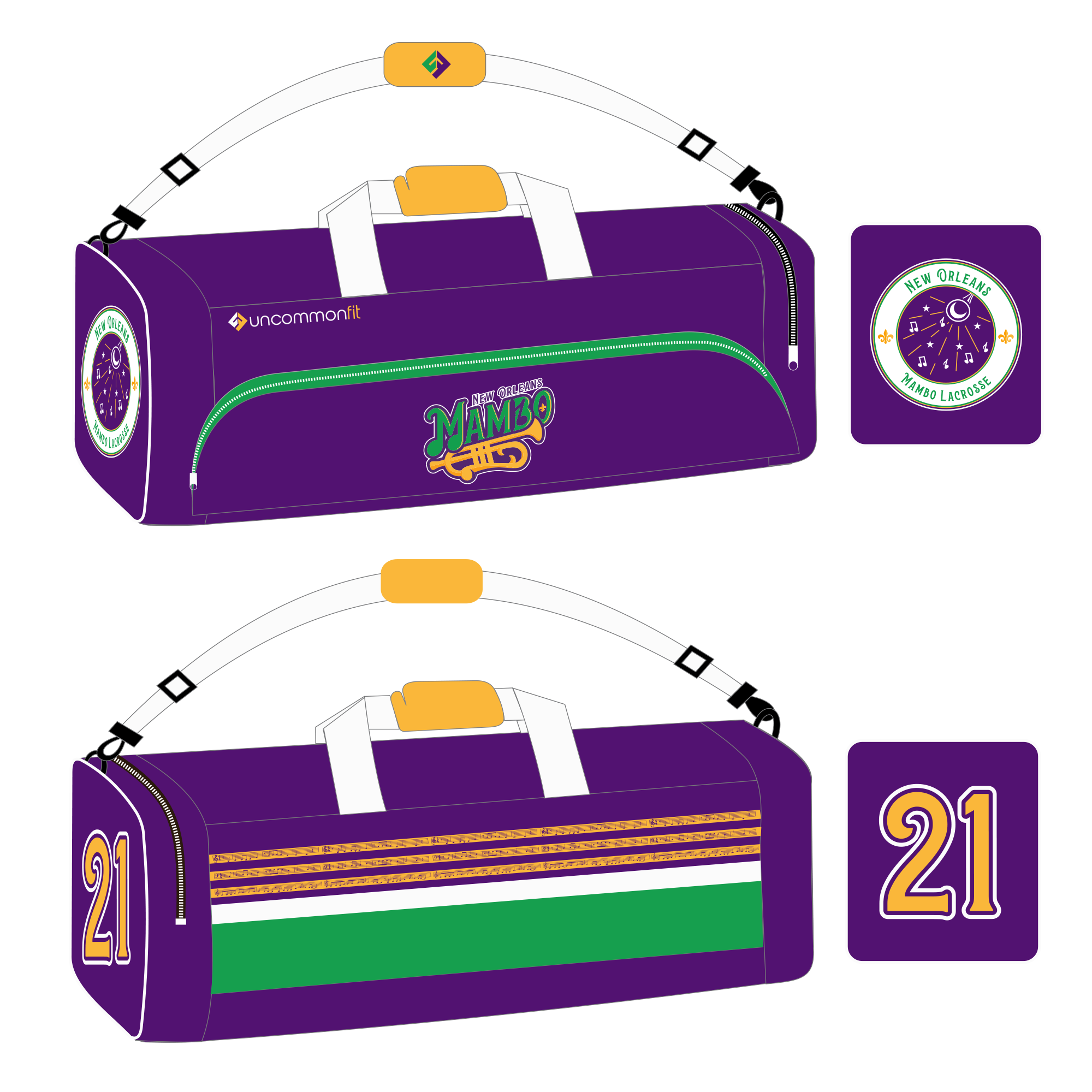 Mambo 'Traveler' Equipment Bag (holds 2 Sticks)