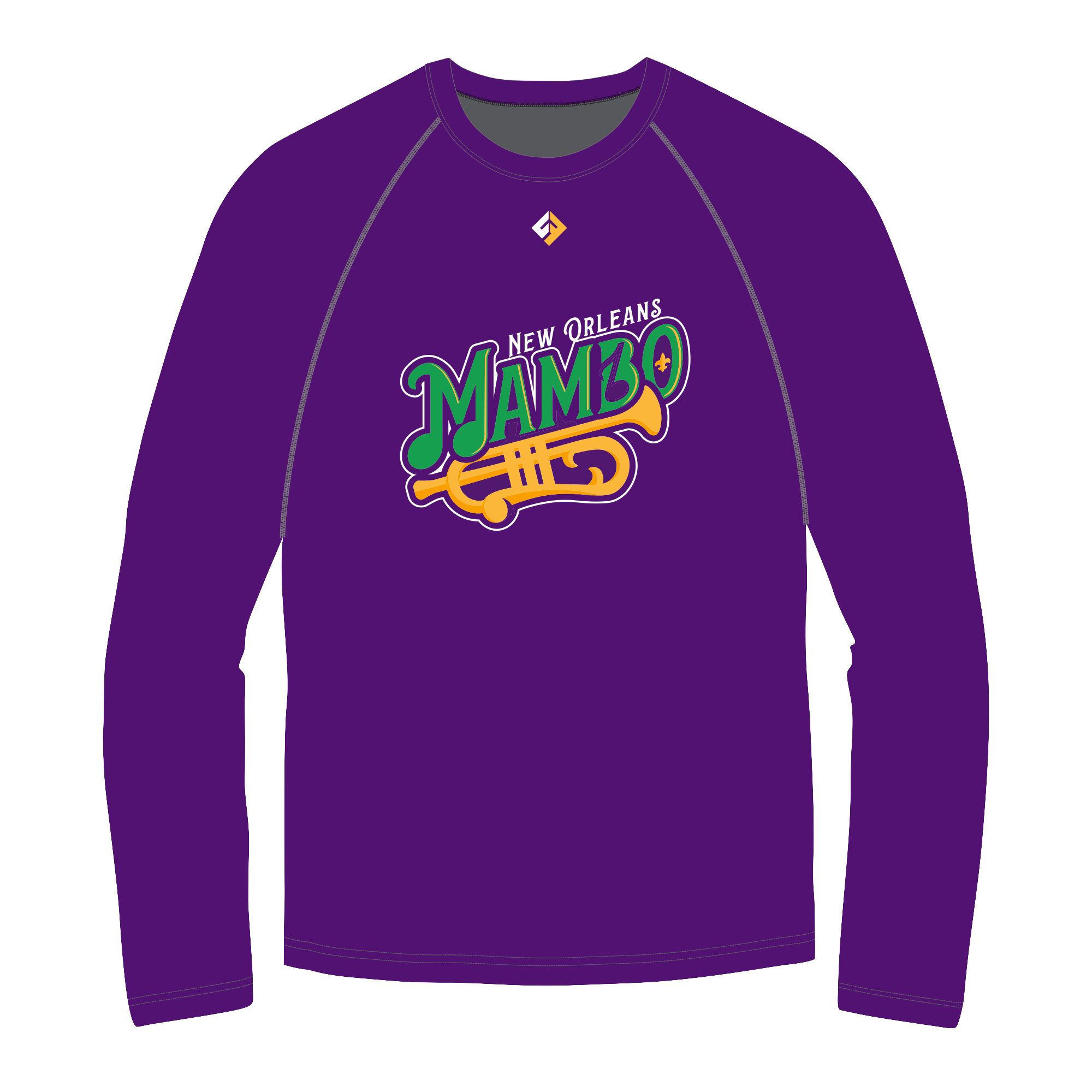 Mambo Long Sleeve Performance Shirt | box lacrosse uniforms