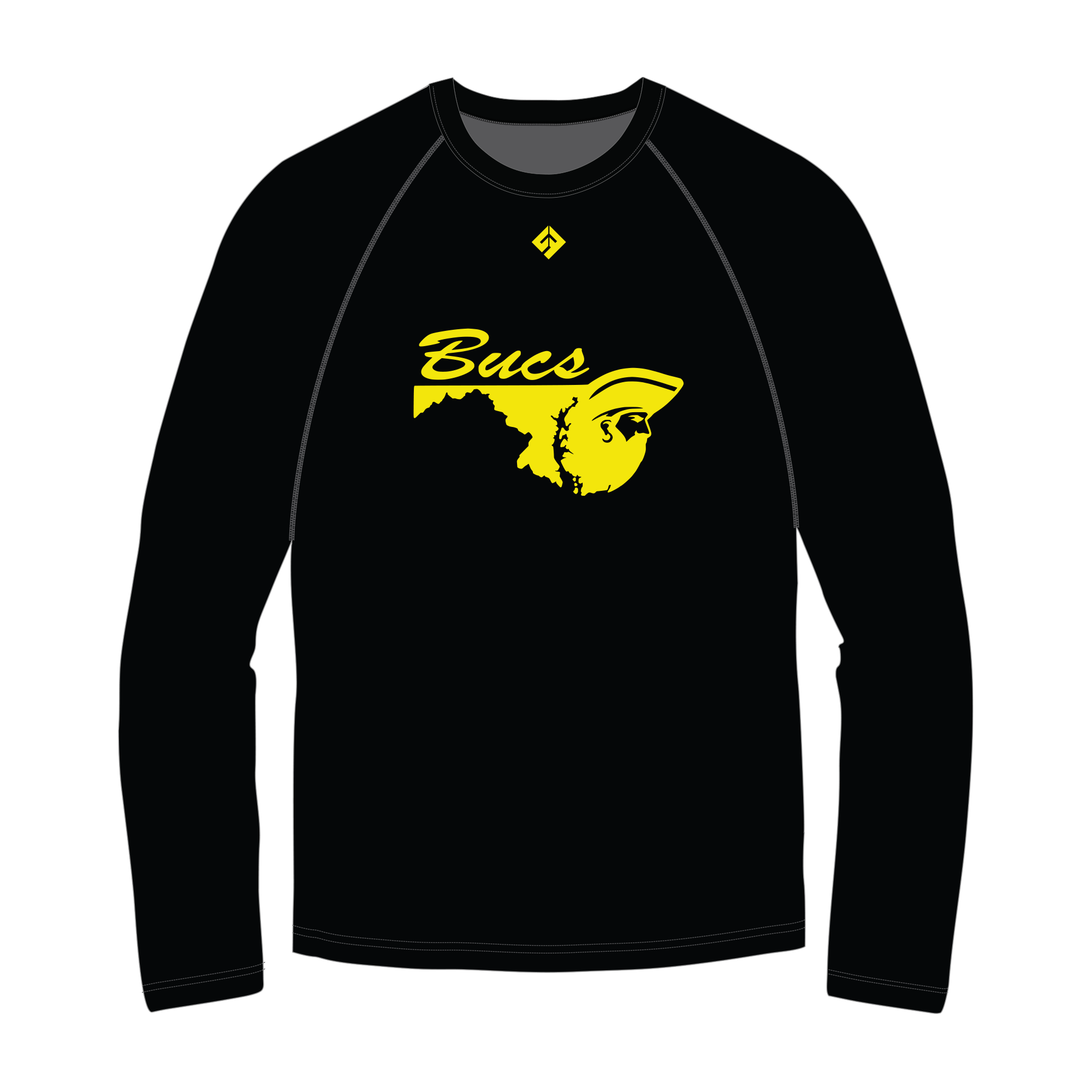 Maryland Bucs Long Sleeve Performance Shirt