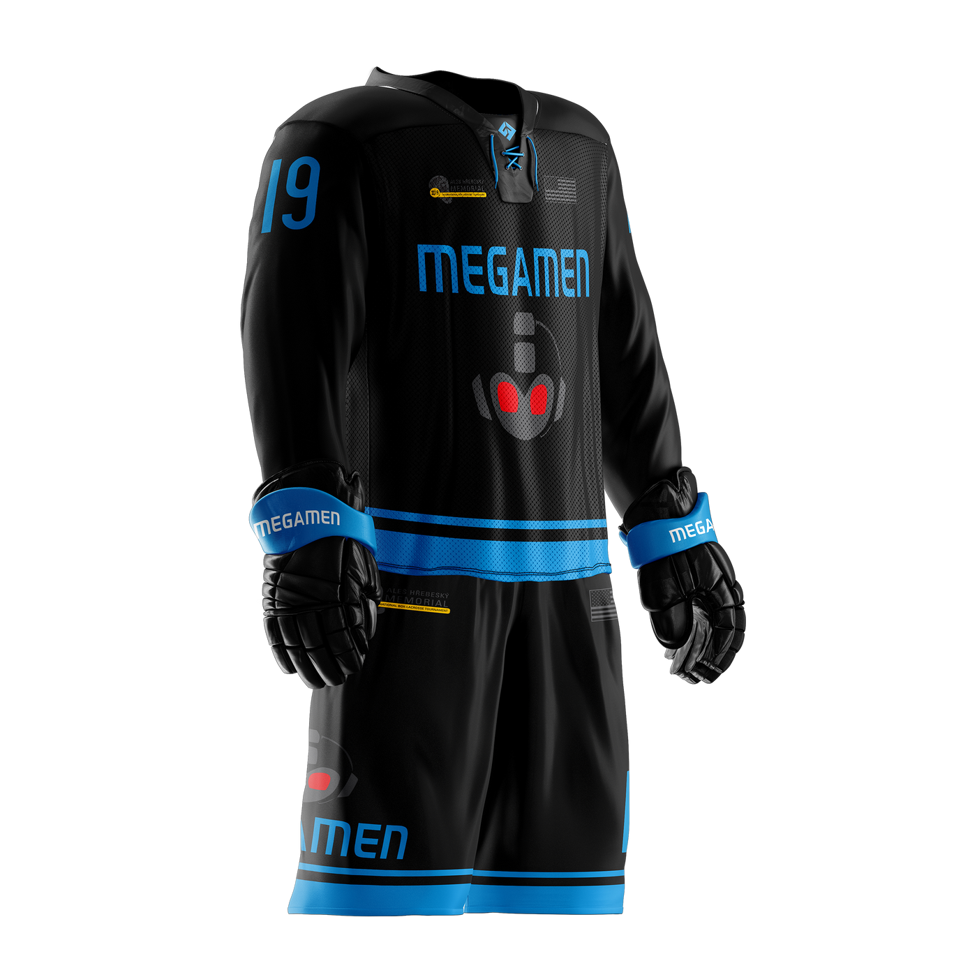 Megamen Lacrosse 2019 (Black Jersey)