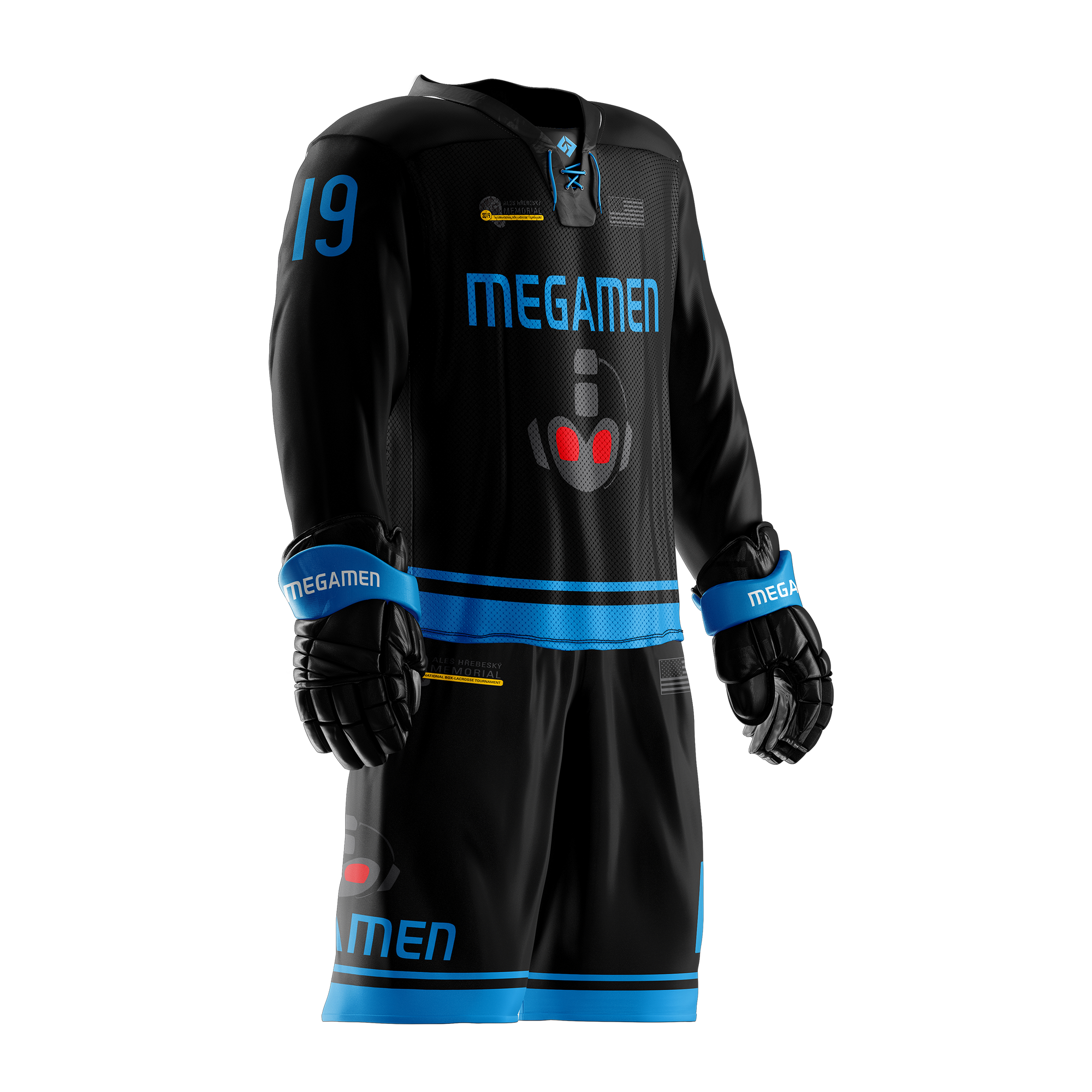 Megamen Lacrosse 2019 (Black Jersey)