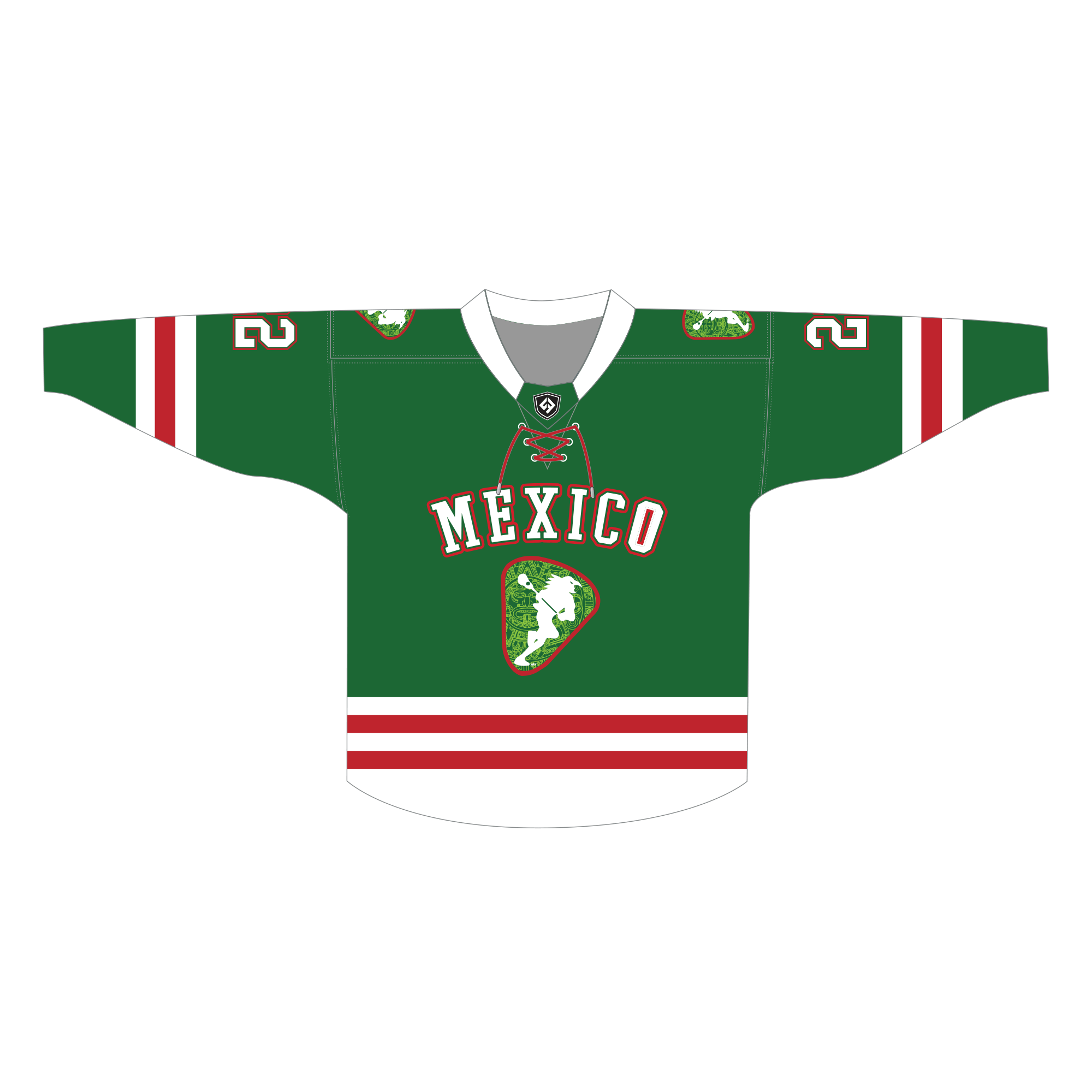 Mexico Box Lacrosse Jerseys