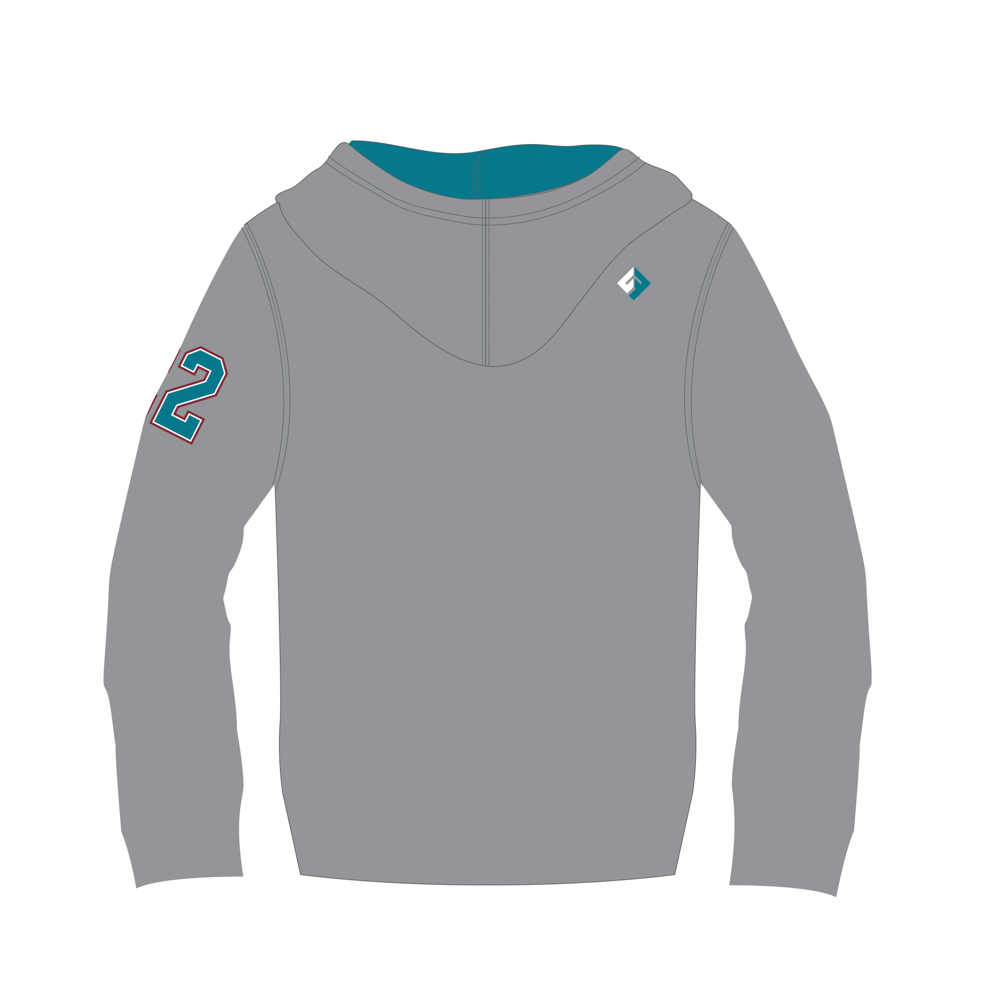 Mighty Pucks- UcFit French Terry Hoodie.