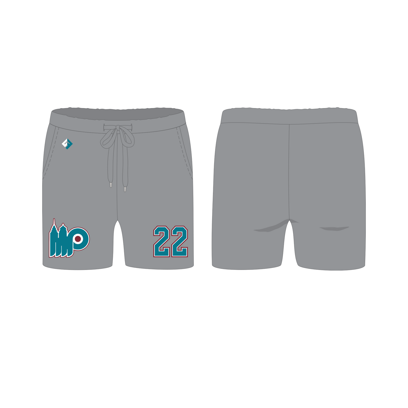 Mighty Pucks Joggers Shorts - French Terry