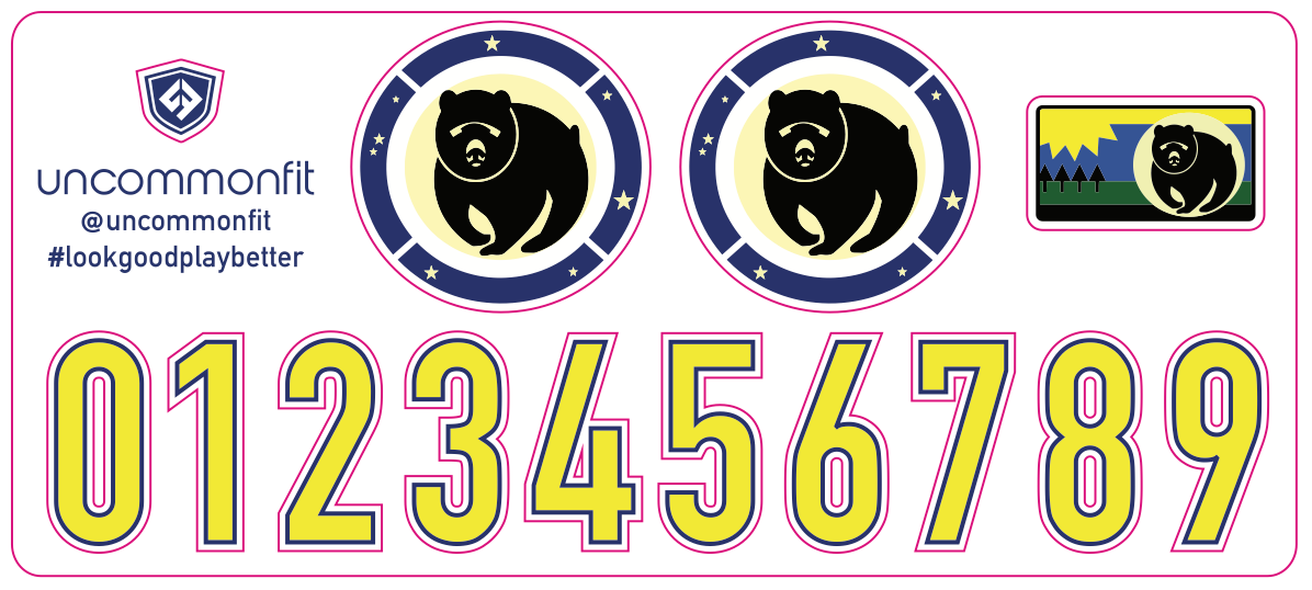 Moonbears Helmet Stickers