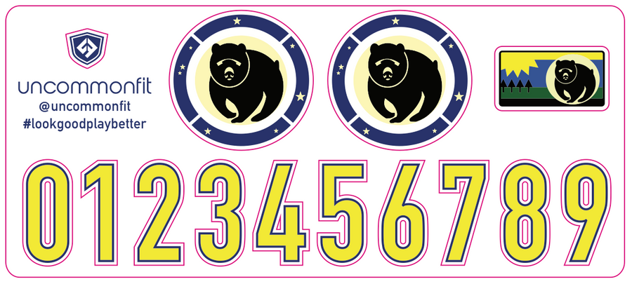 Moonbears Helmet Stickers