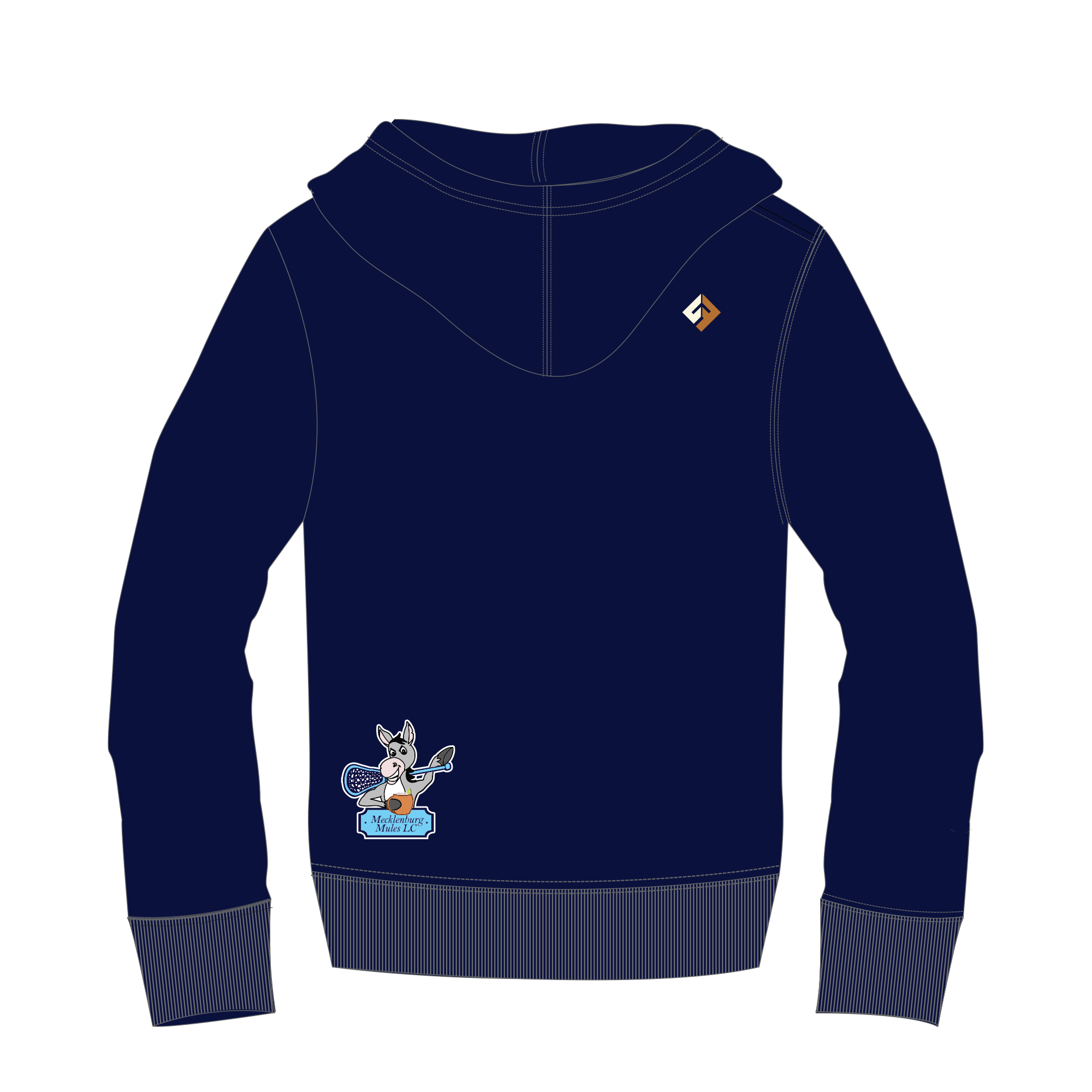 Mules - UcFit French Terry Hoodie.