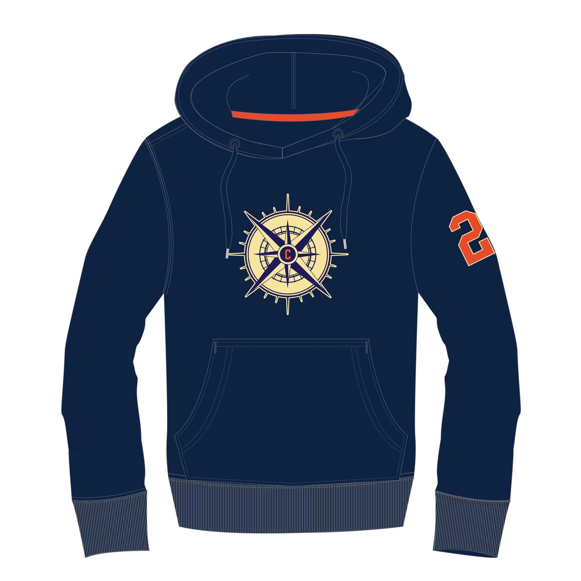 Cambridge - UcFit French Terry Hoodie.