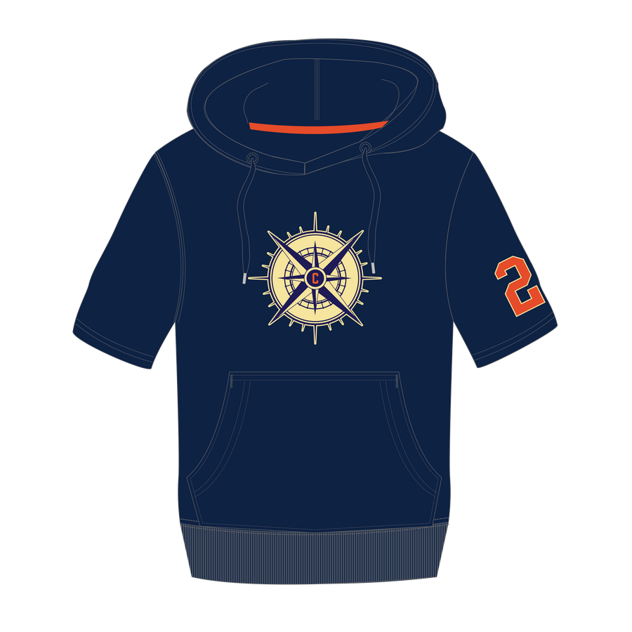 Cambridge - UcFit Short Sleeve Hoodie French Terry Hoodie.