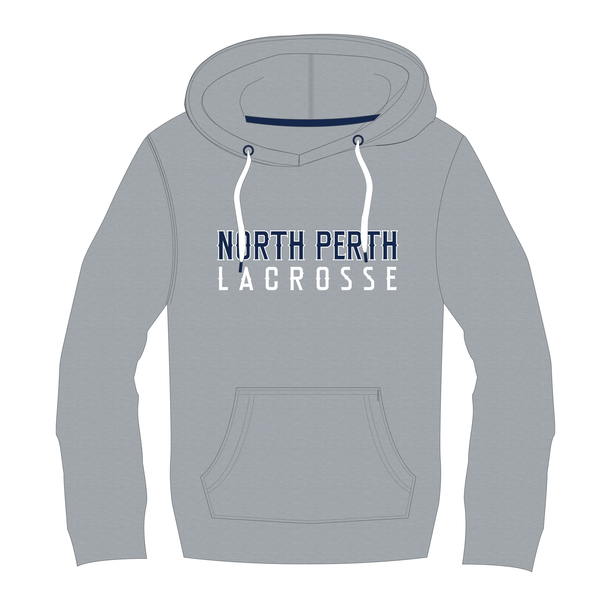 North Perth Outlaws - UcFit Fleece Hoodie.