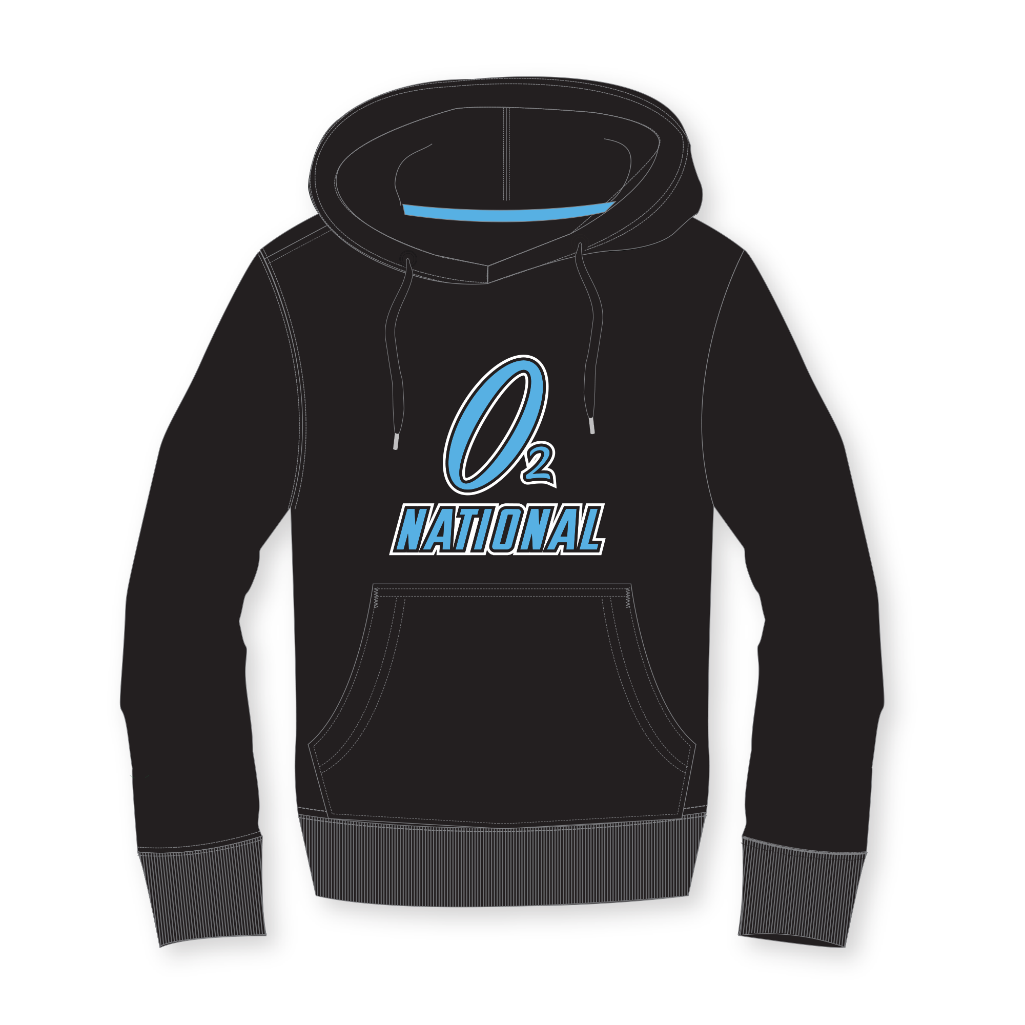 O2 Hoodie | box lacrosse uniforms | Uncommon Fit