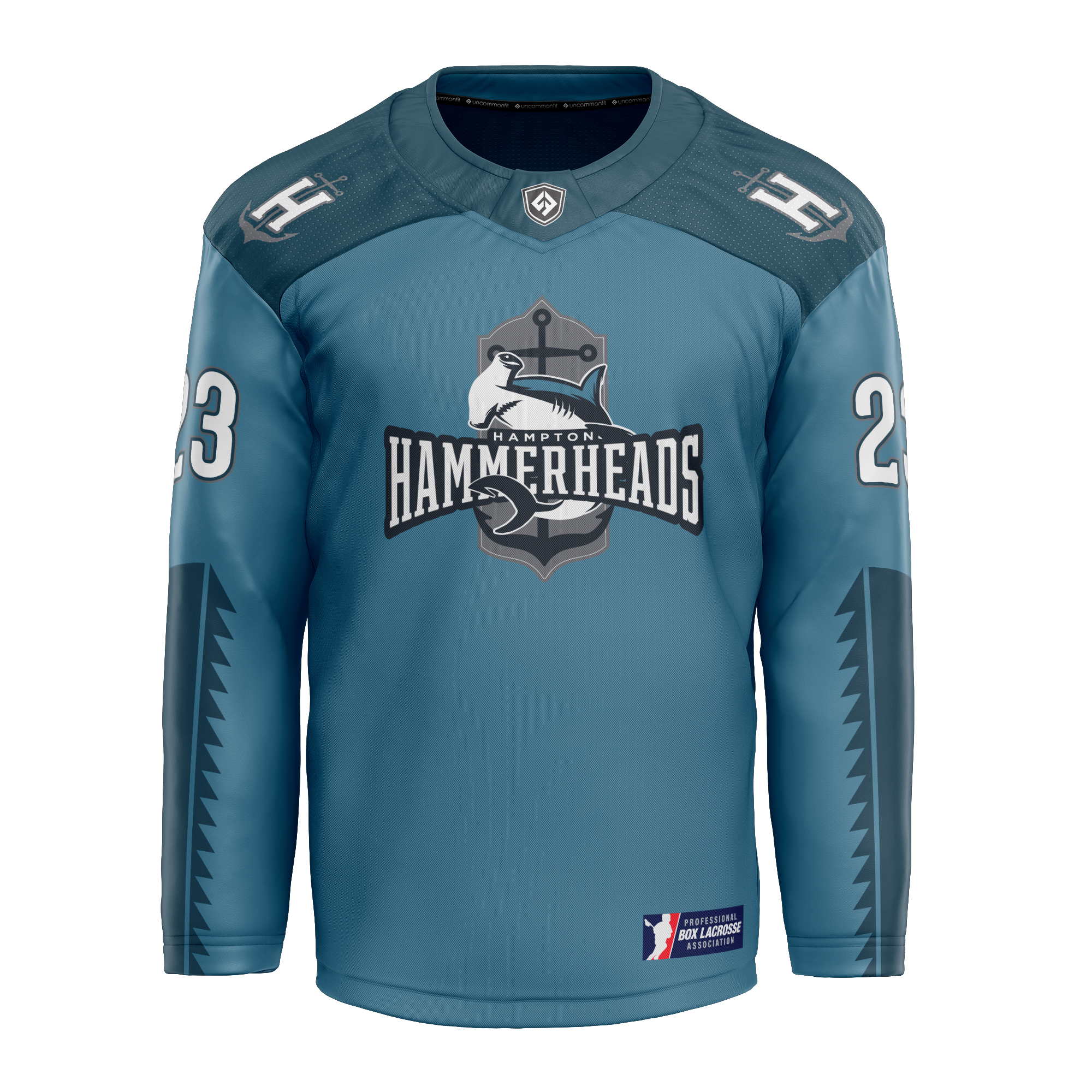 Uncommon Fit Hampton Hammerheads - PBLA | box lacrosse uniforms | Uncommon Fit