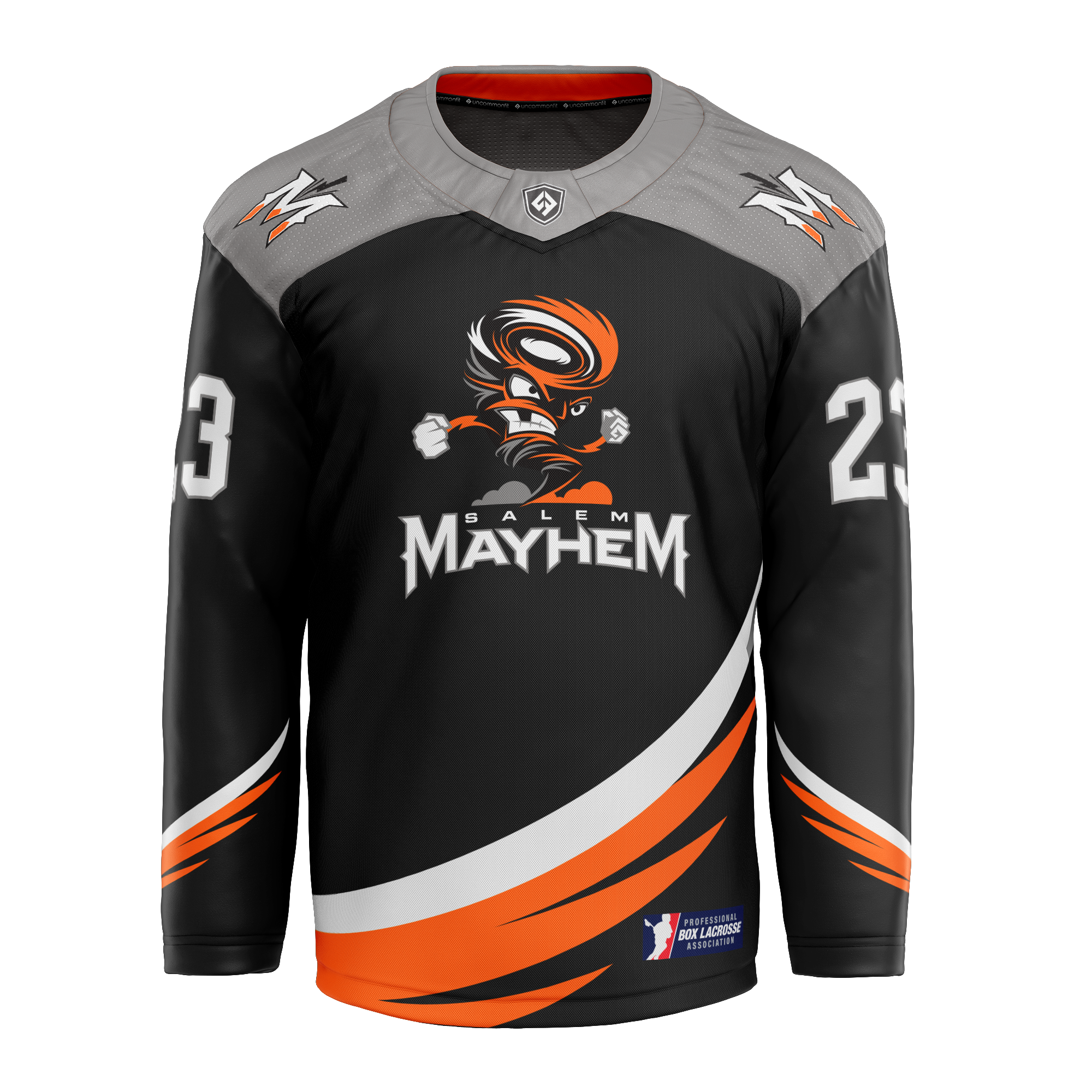 Uncommon Fit Salem Mayhem - PBLA | box lacrosse uniforms | Uncommon Fit