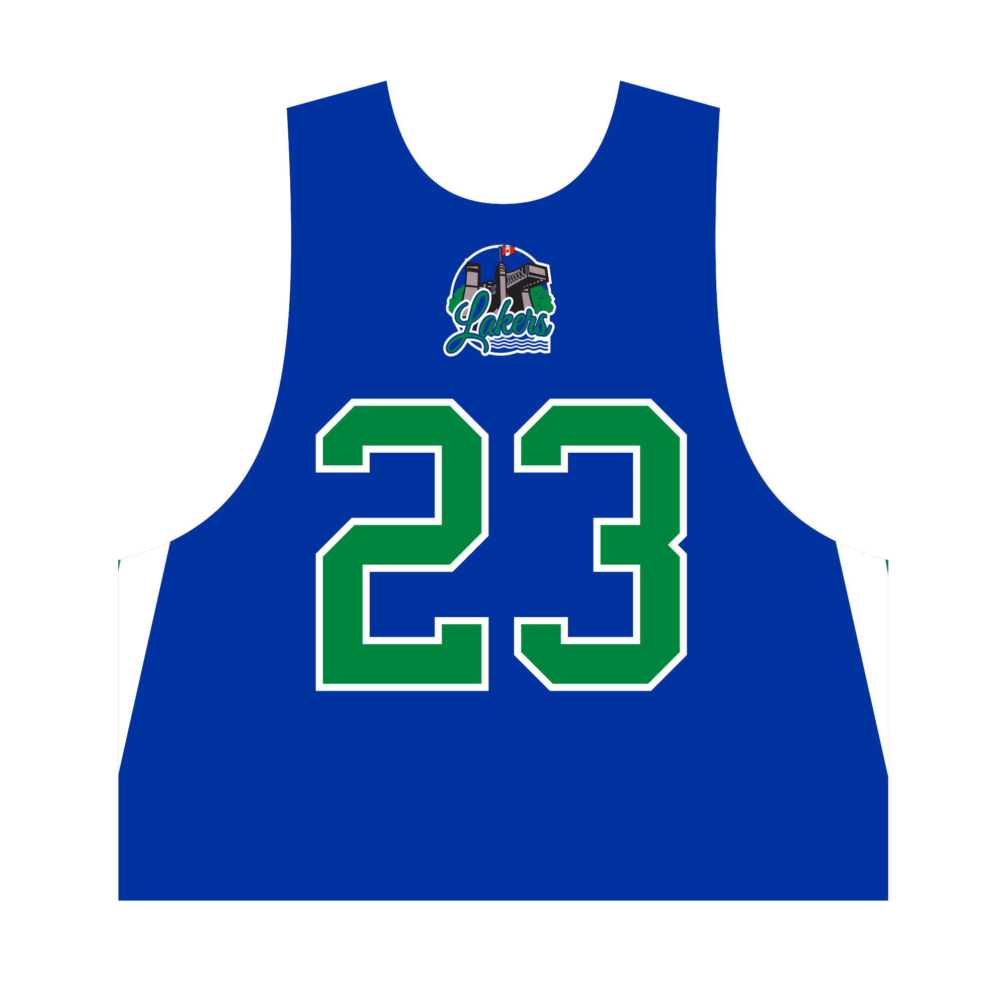 Lakers Reversible Pinnie