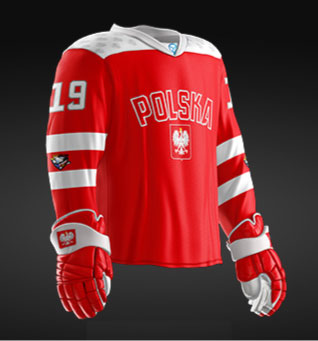 Poland 2023 World Junior - Replica Jersey (Red)
