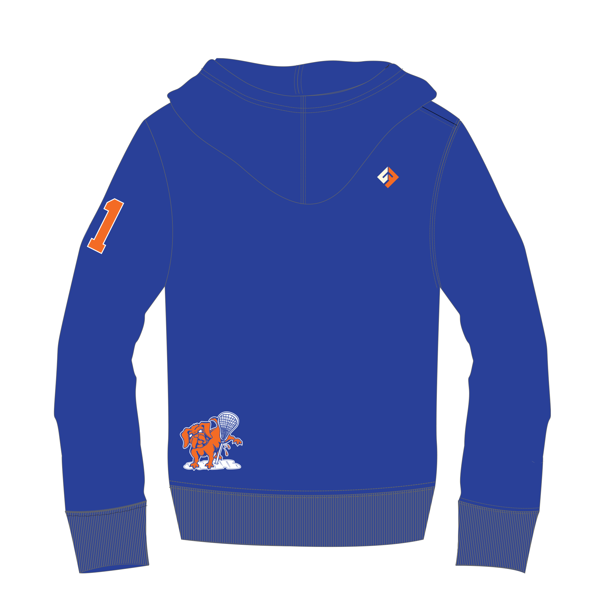 Hairy Pups - UcFit French Terry Hoodie.