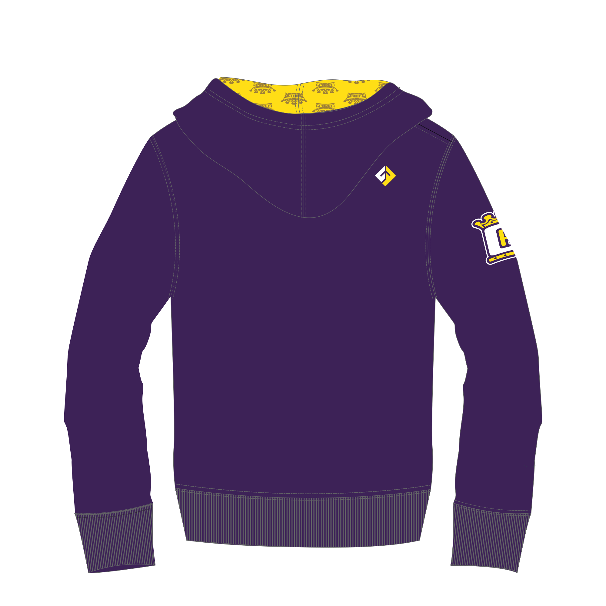 Regina Royals - UcFit Fleece Hoodie.