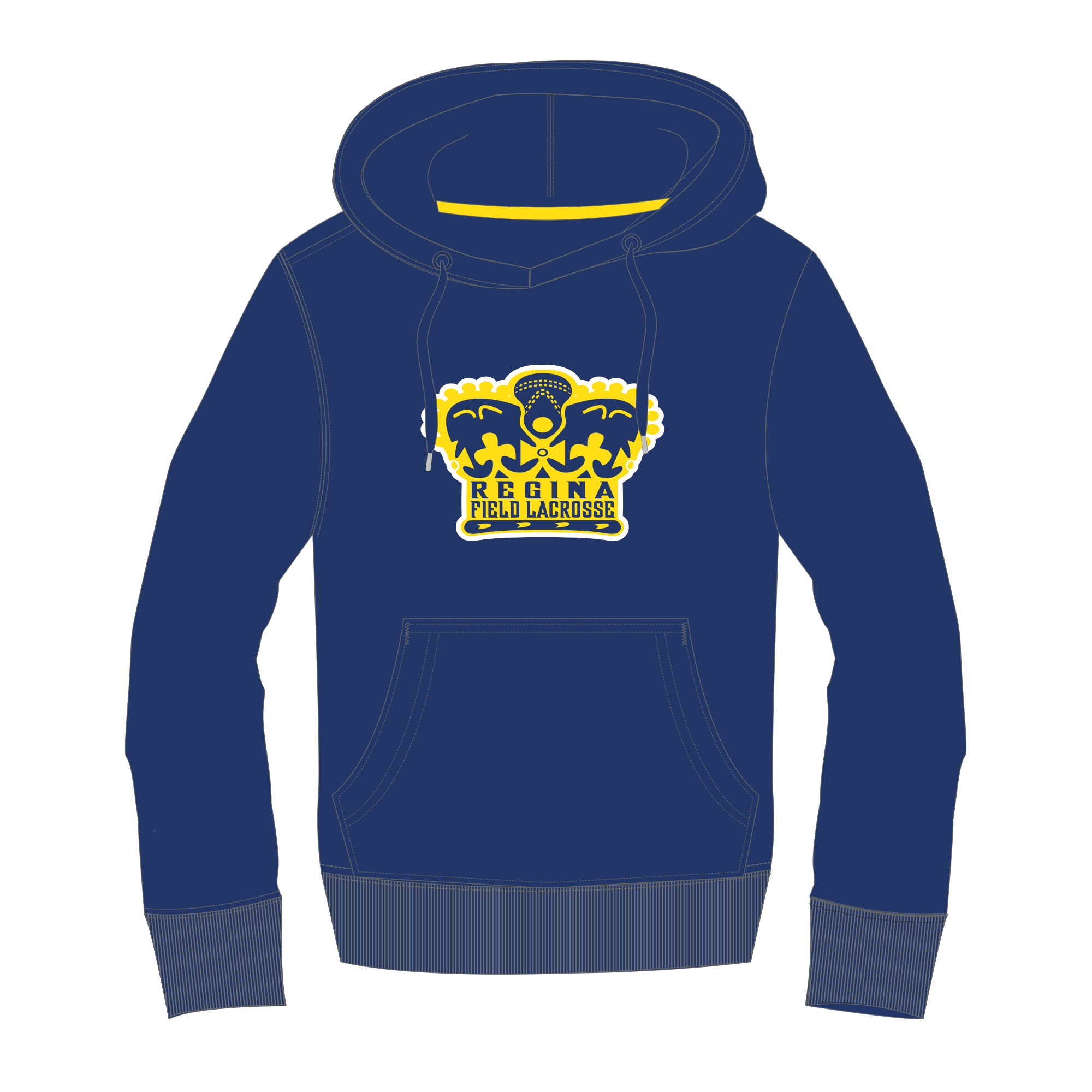 Regina Field Lax - UcFit Fleece Hoodie.