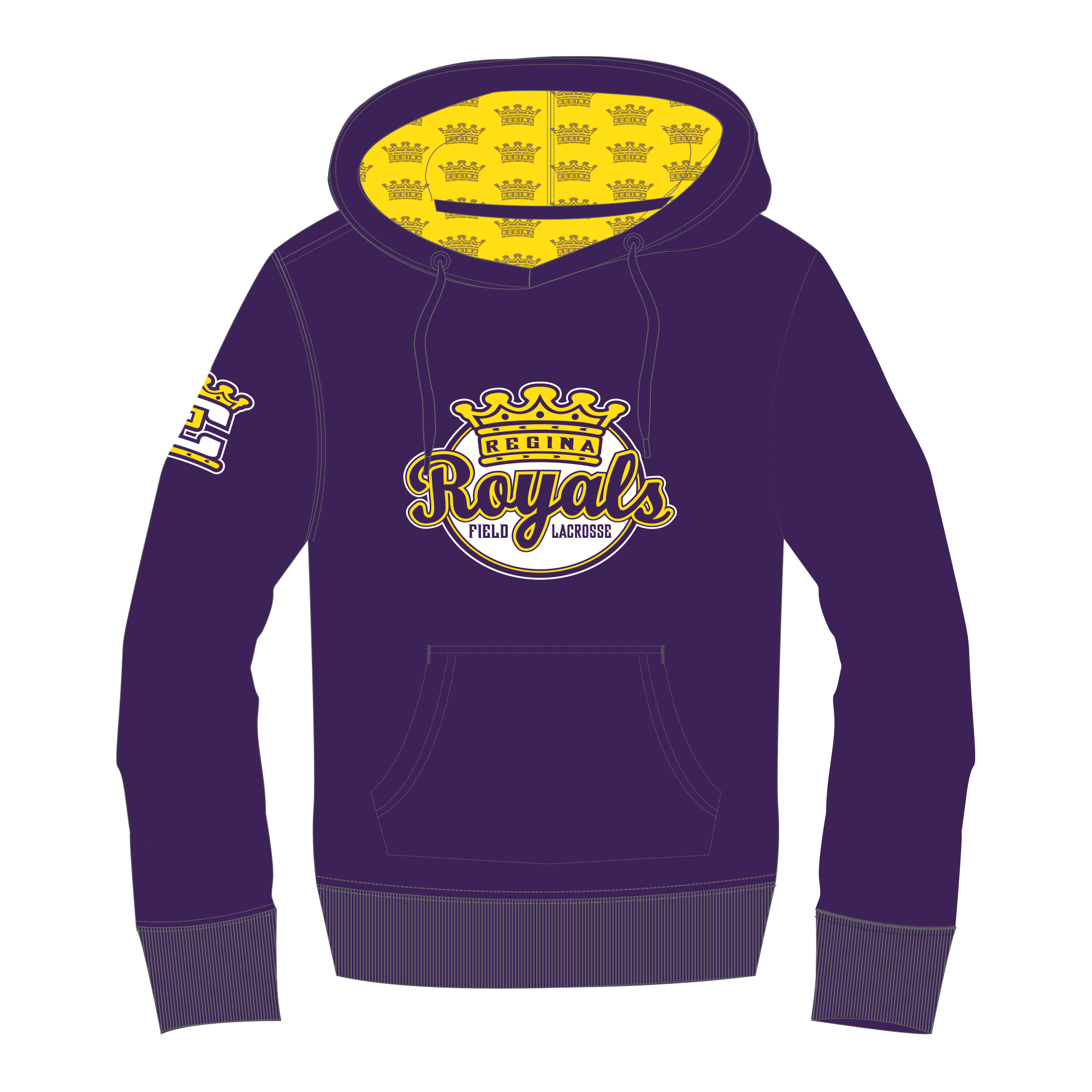 Regina Royals - UcFit Fleece Hoodie.