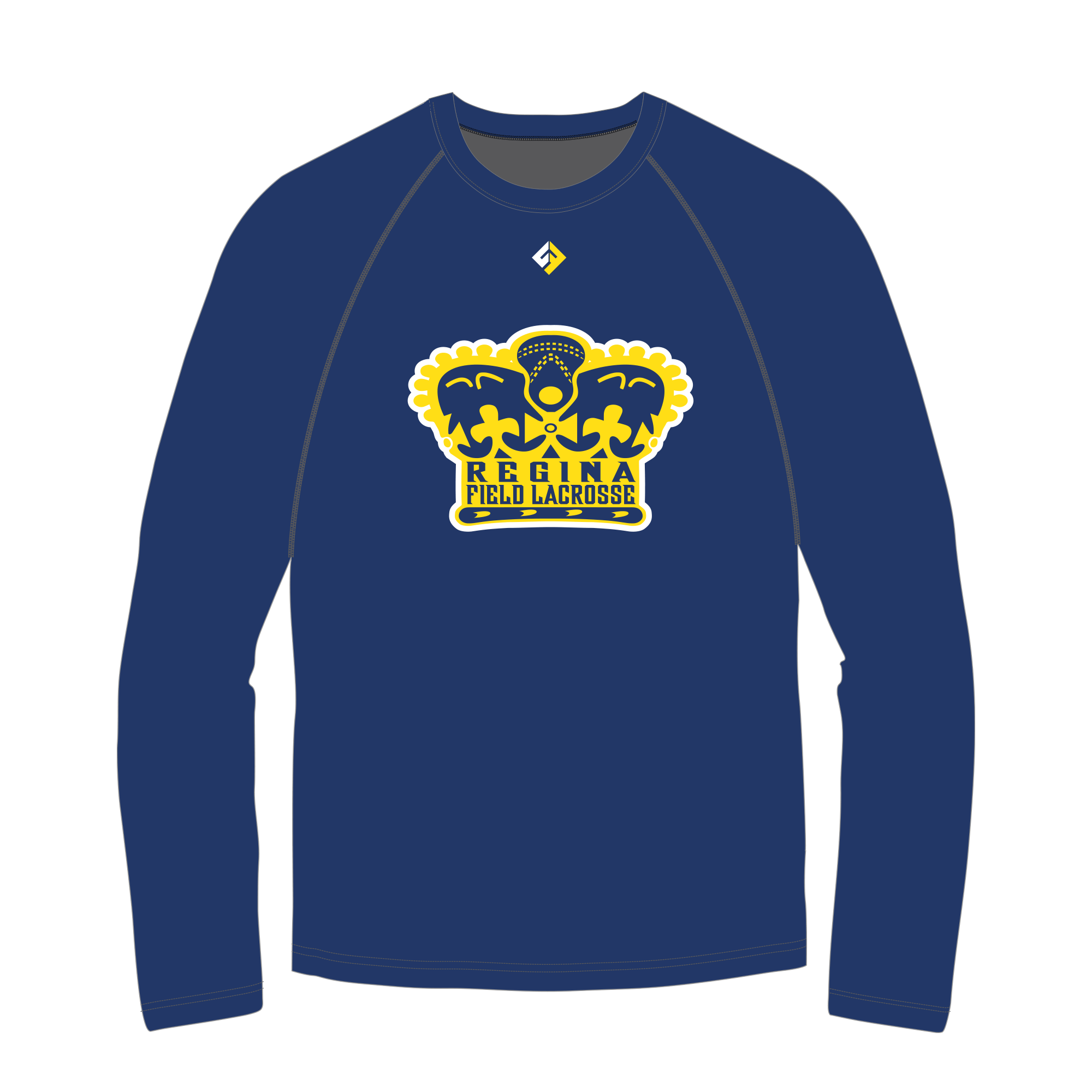 Regina Field Lax Long Sleeve Performance Shirt