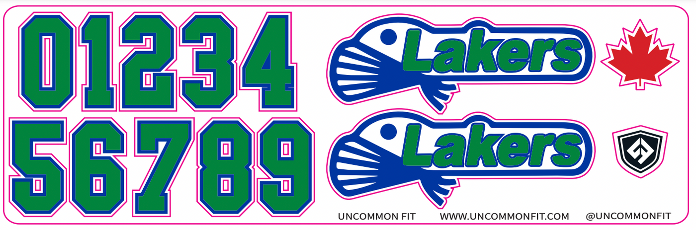 Lakers Helmet Stickers