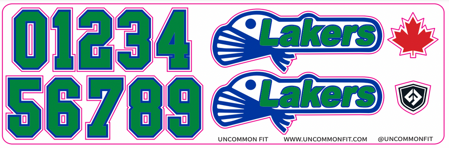 Lakers Helmet Stickers