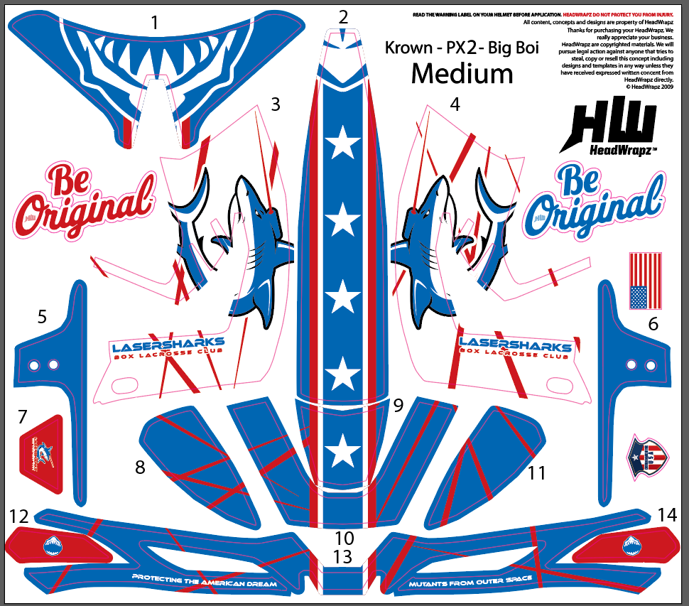 LaserSharks HeadWrap