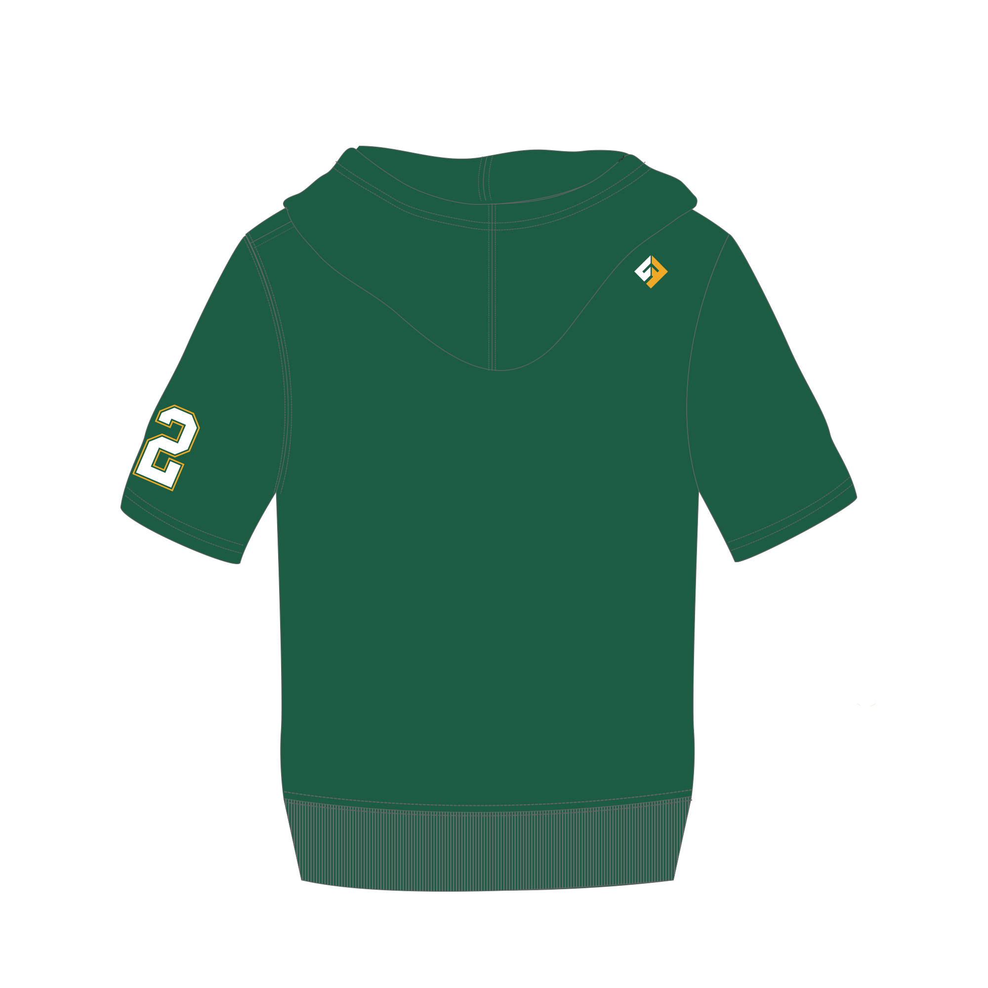 Short sleeve terry 2024 hoodie