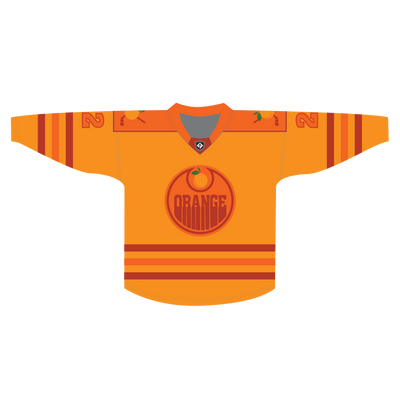 Team Orange Hockey Jerseys