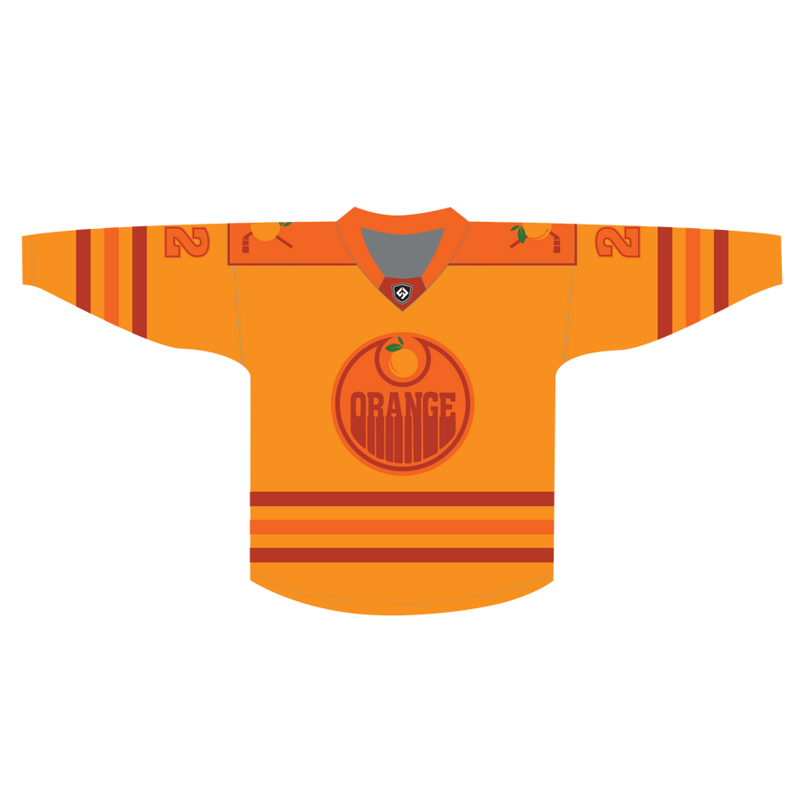 Team Orange Hockey Jerseys