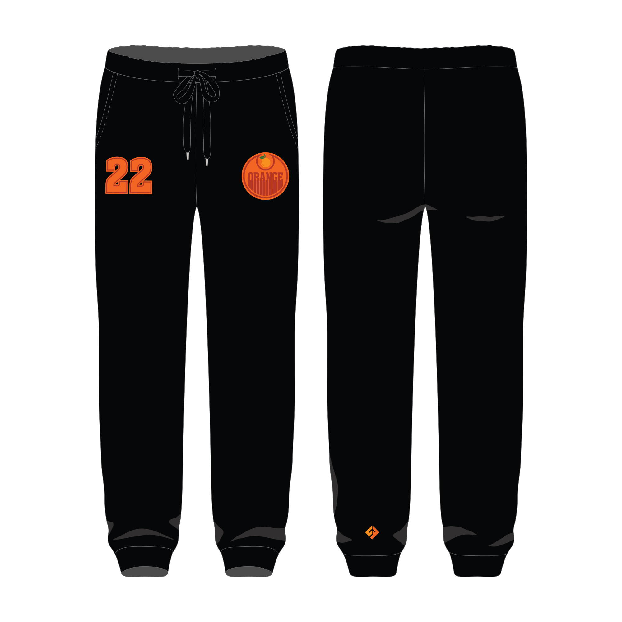 Team Orange - French Terry Joggers