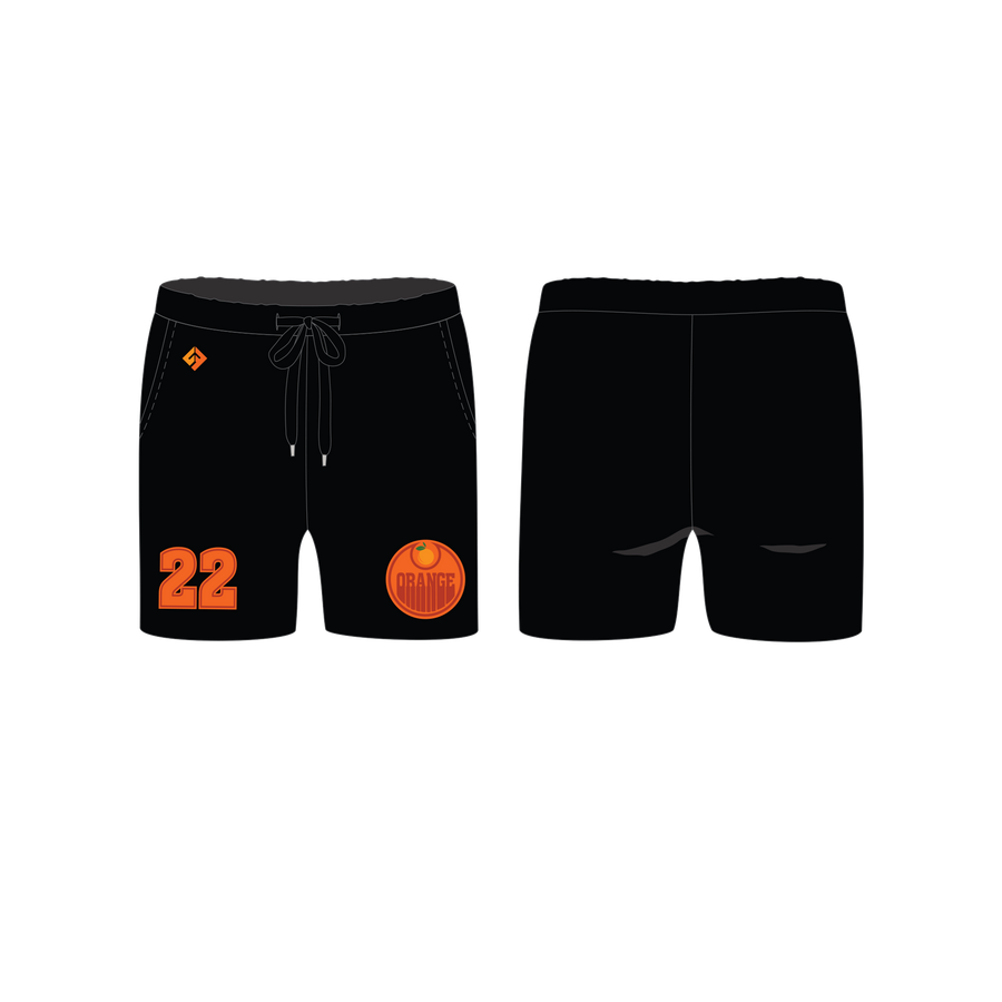Team Orange Joggers Shorts - French Terry