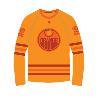 Team Orange Long Sleeve Performance Shirt