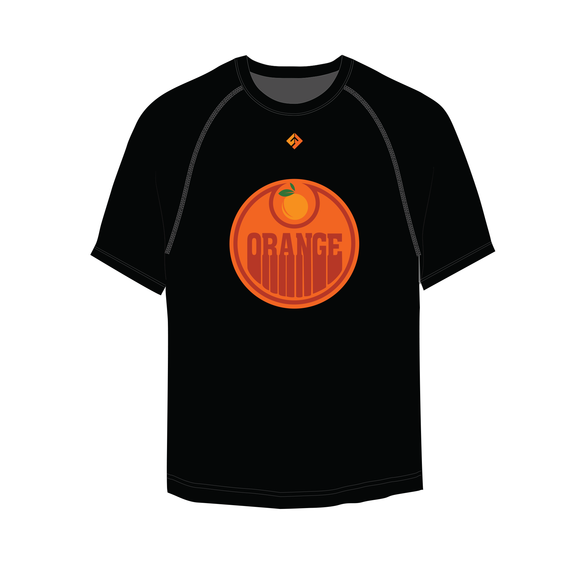 Team Orange Short Sleeve Performance Shirt