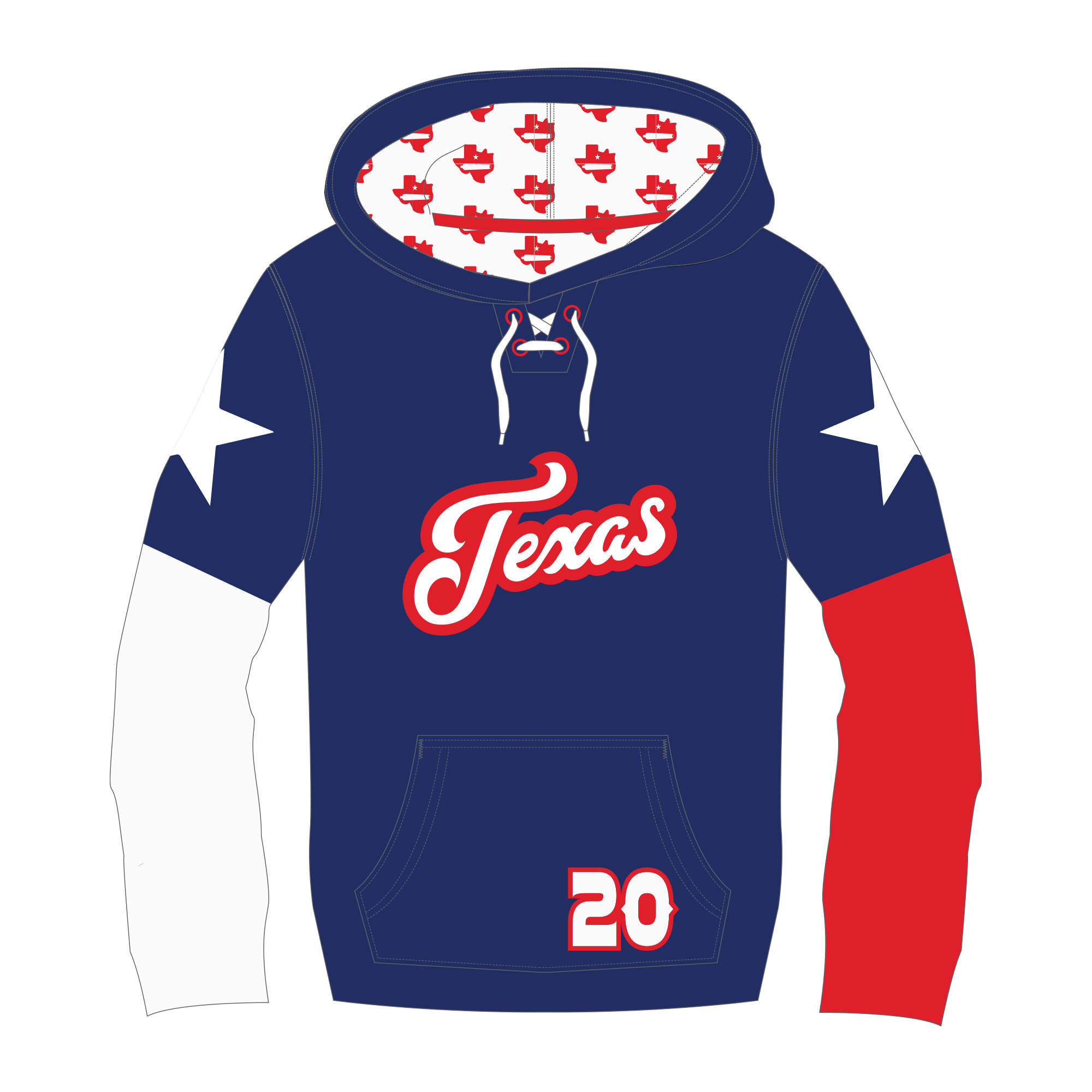 Texas Sublimated Hoodie