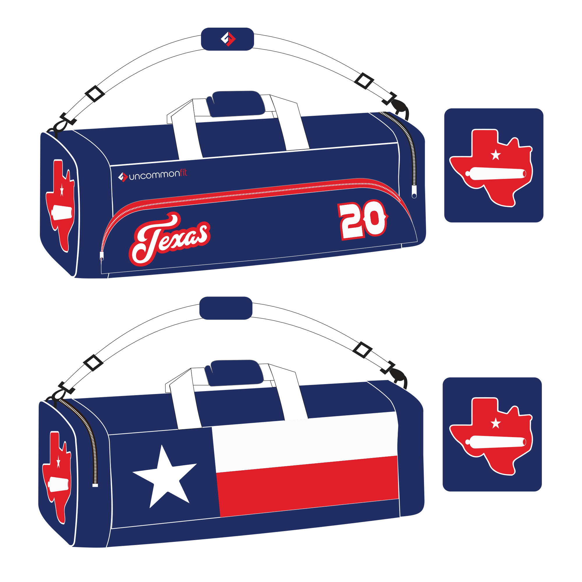 Texas 'Traveler' Equipment Bag (holds 2 Sticks)