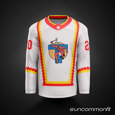 NLL Toronto Tomahawks 1974 White Jerseys | box lacrosse uniforms