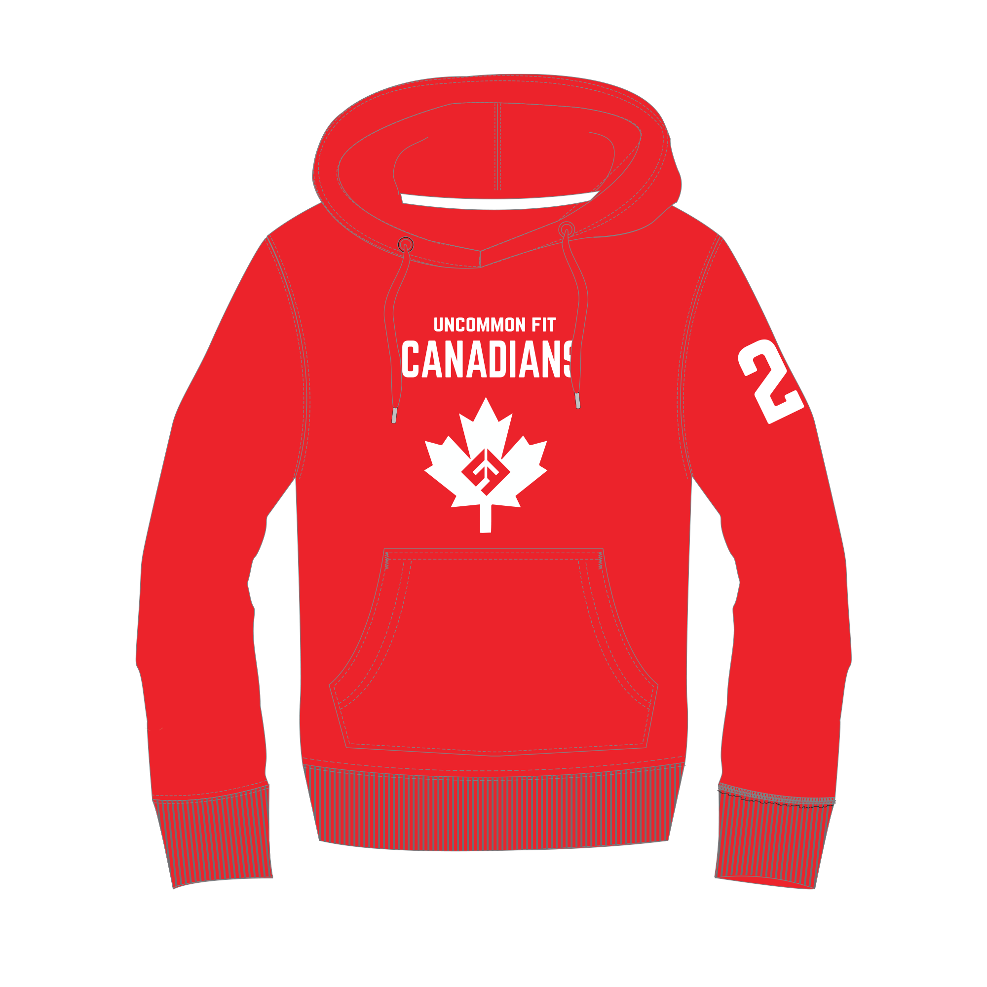 UcFit Canadians  - UcFit French Terry Hoodie.