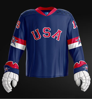 United States 2022 World Junior - Replica Jersey (Blue)
