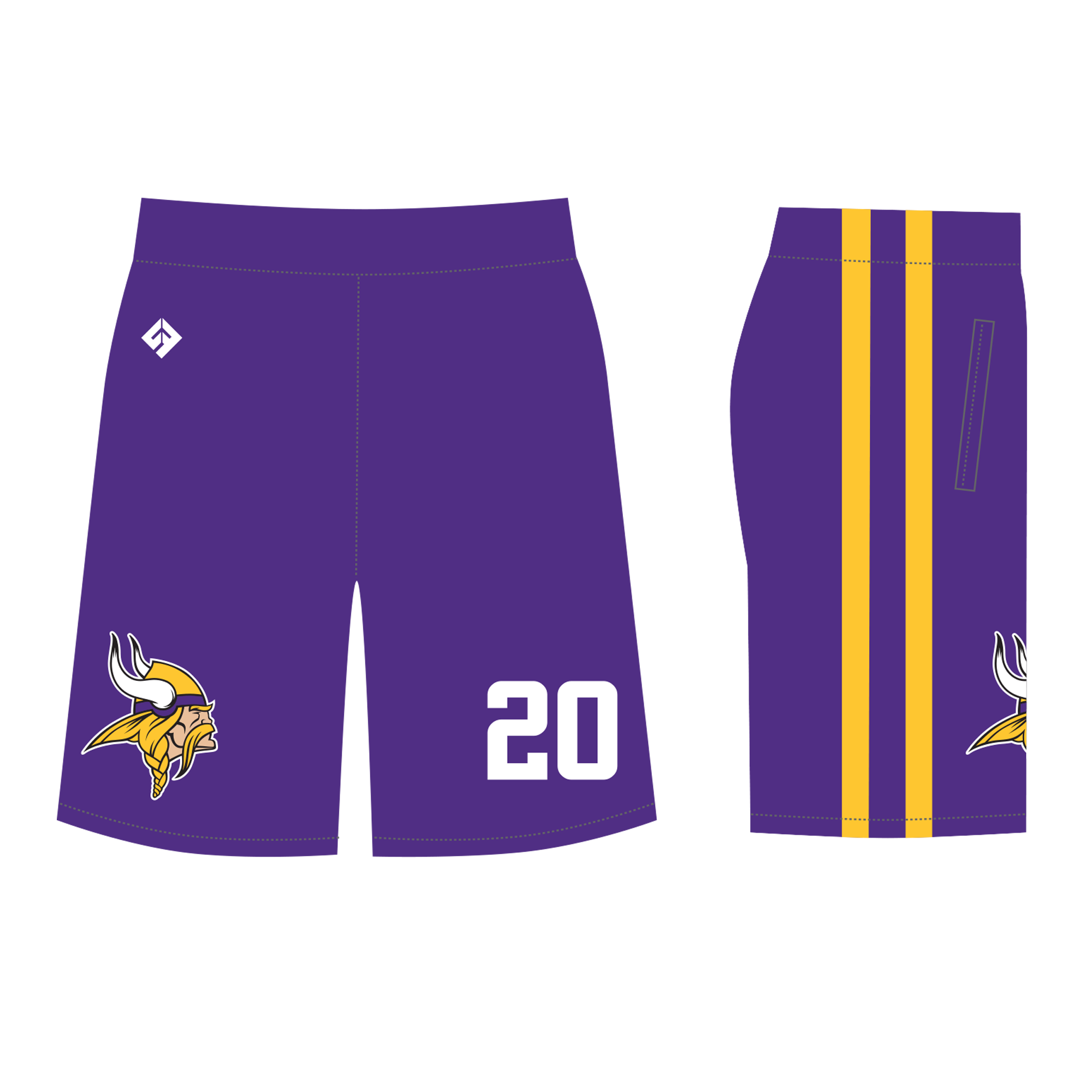 Vikings Lacrosse Shorts