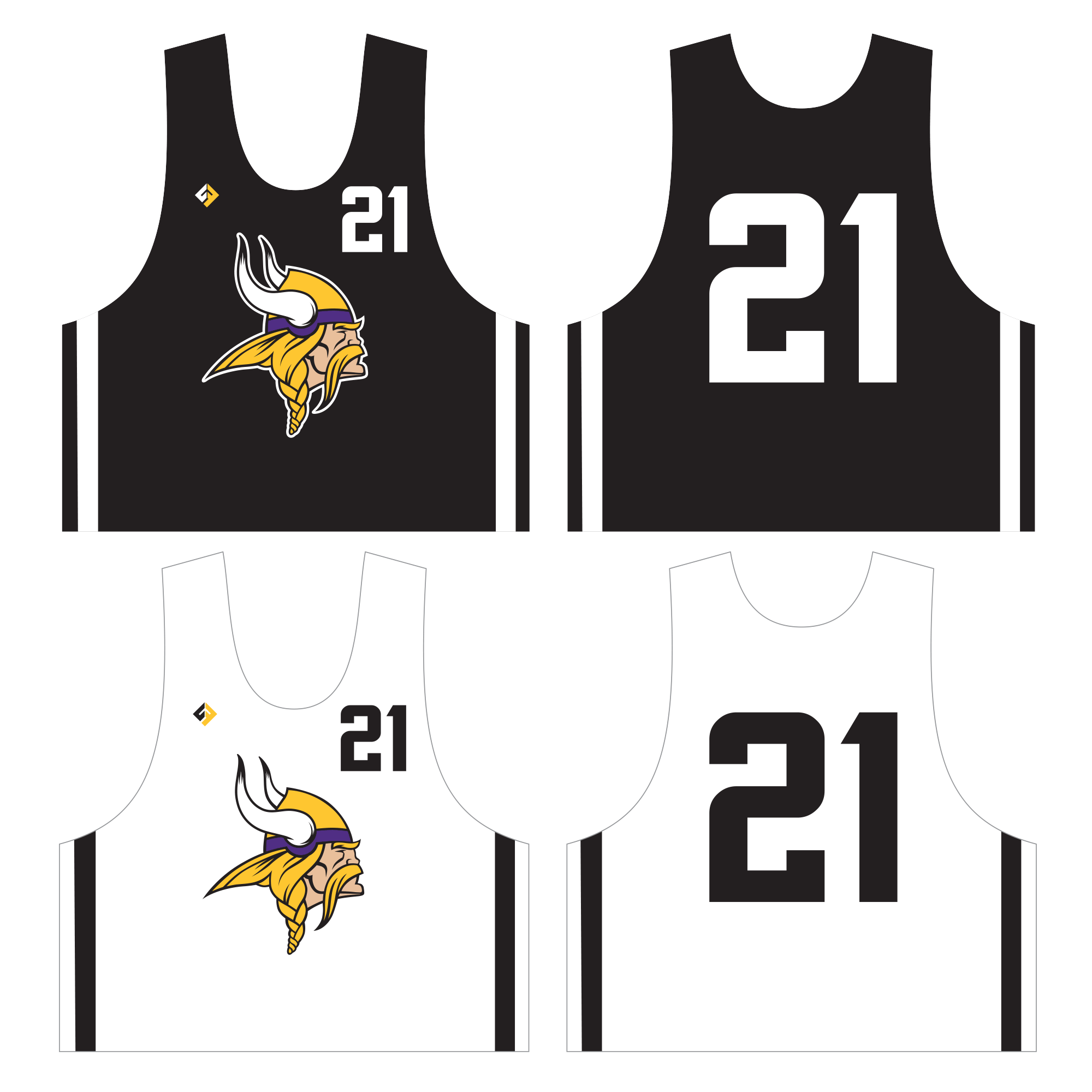 Vikings Reversible Pinnie