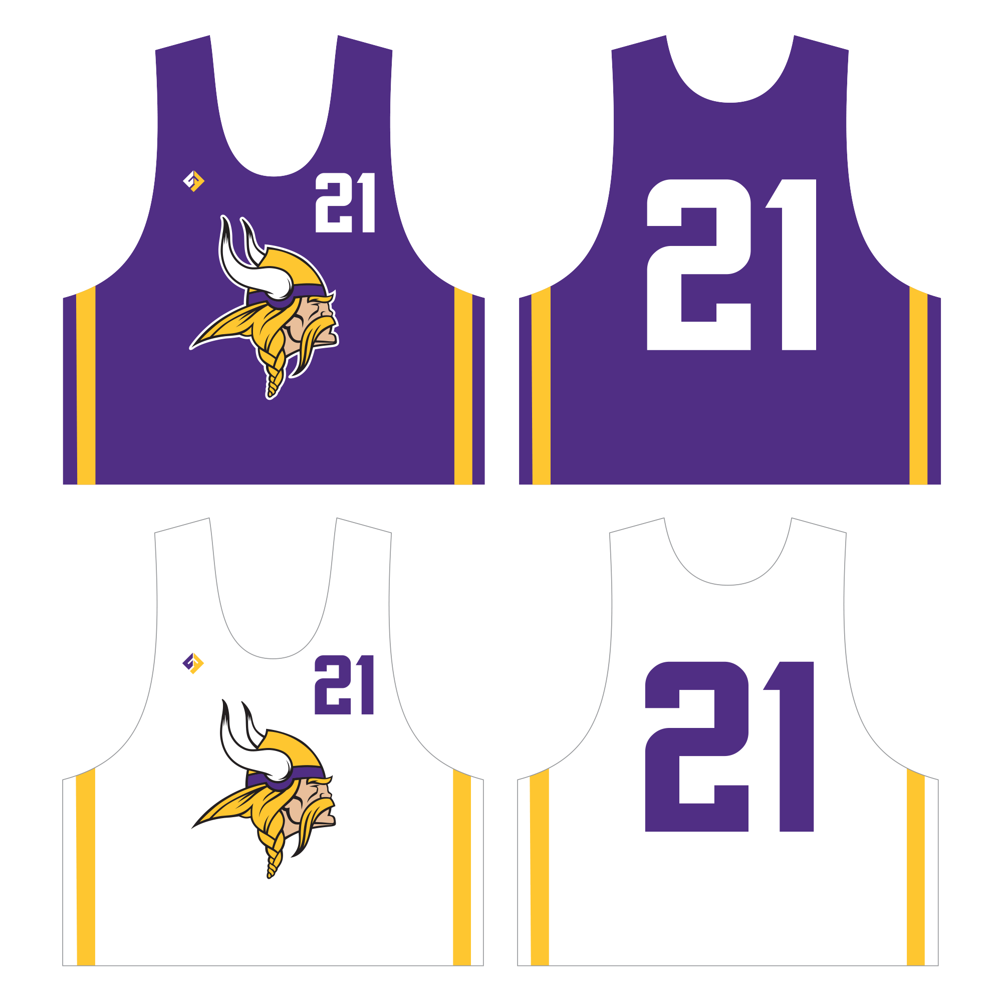 Vikings Reversible Pinnie