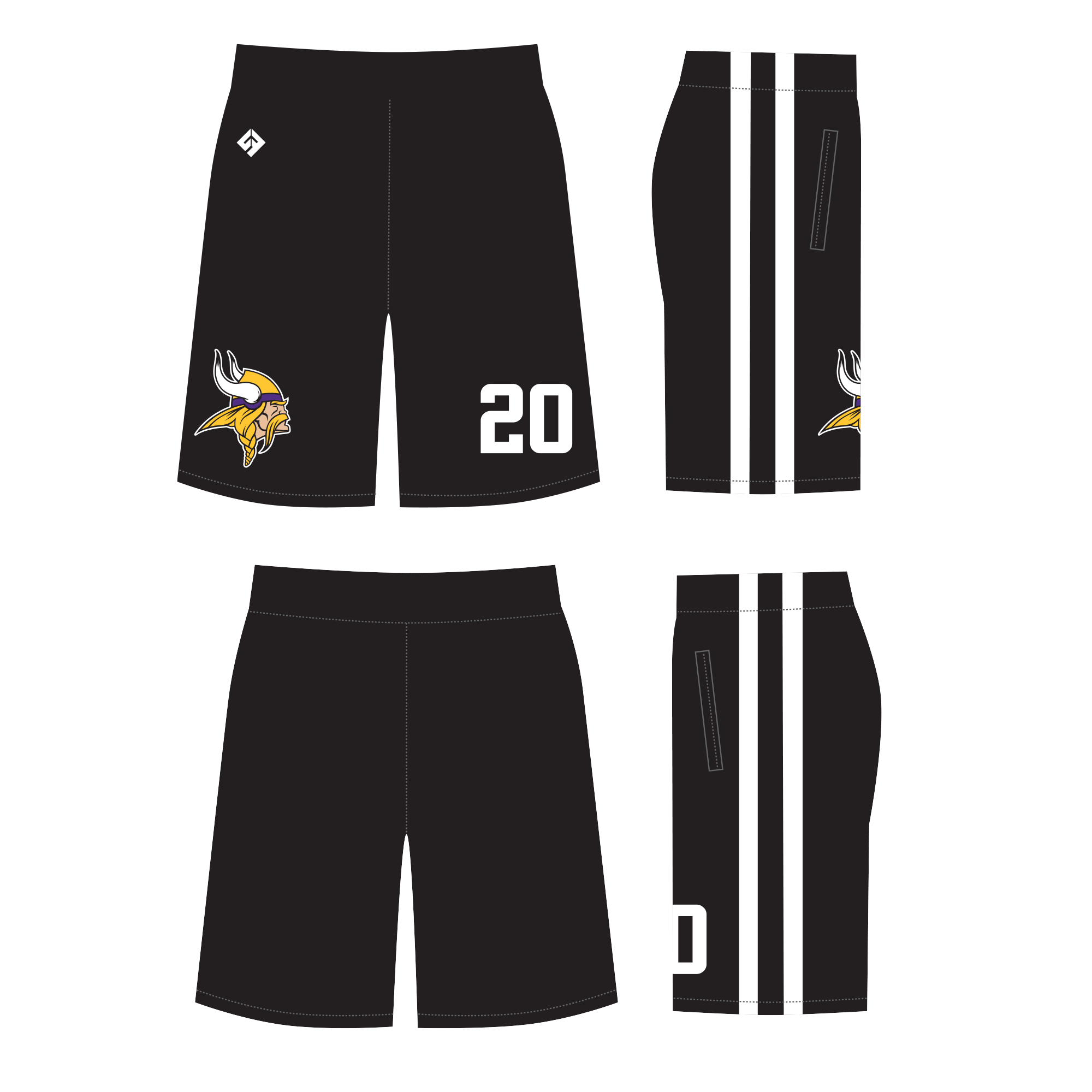Vikings Lacrosse Shorts