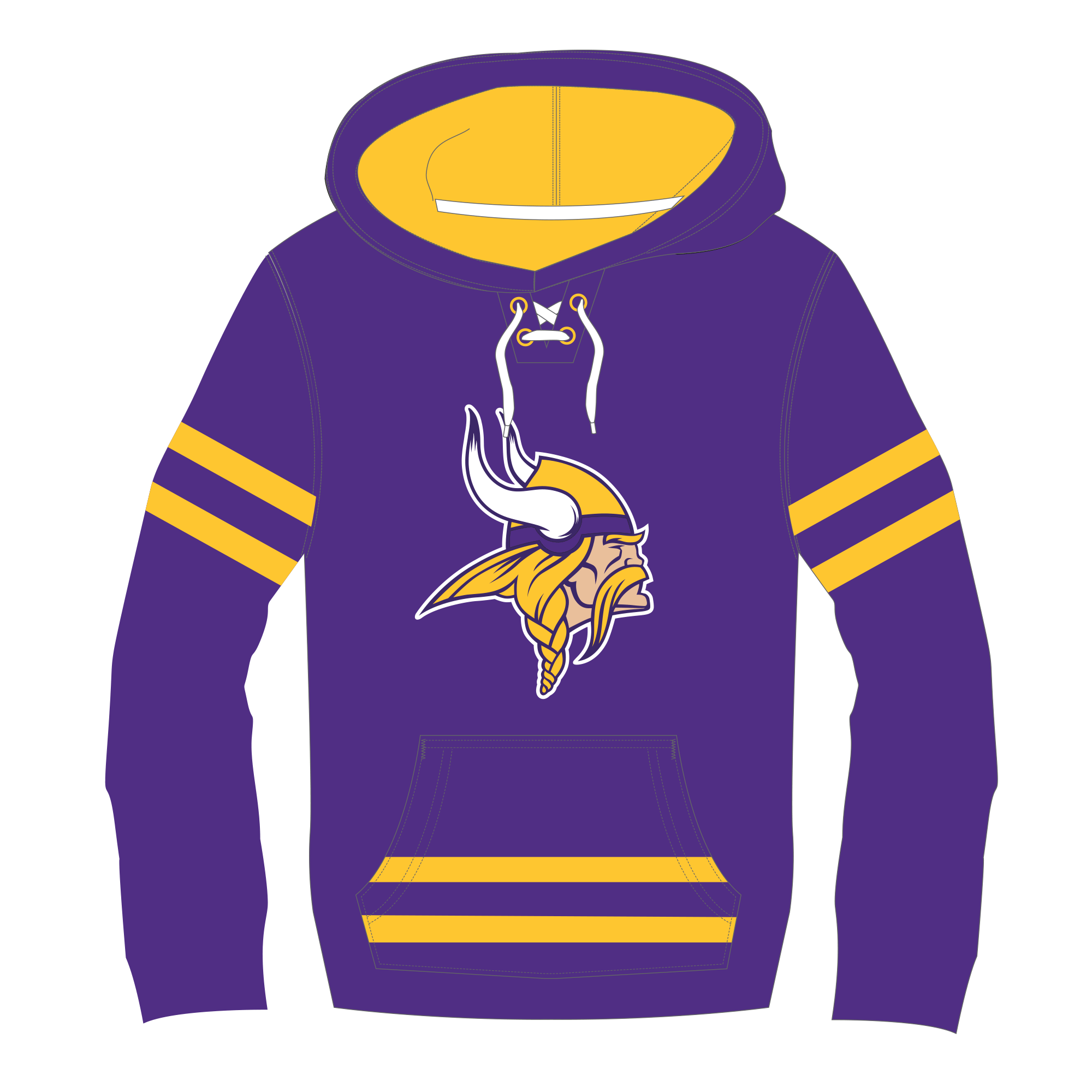 Vikings Sublimated Hoodie