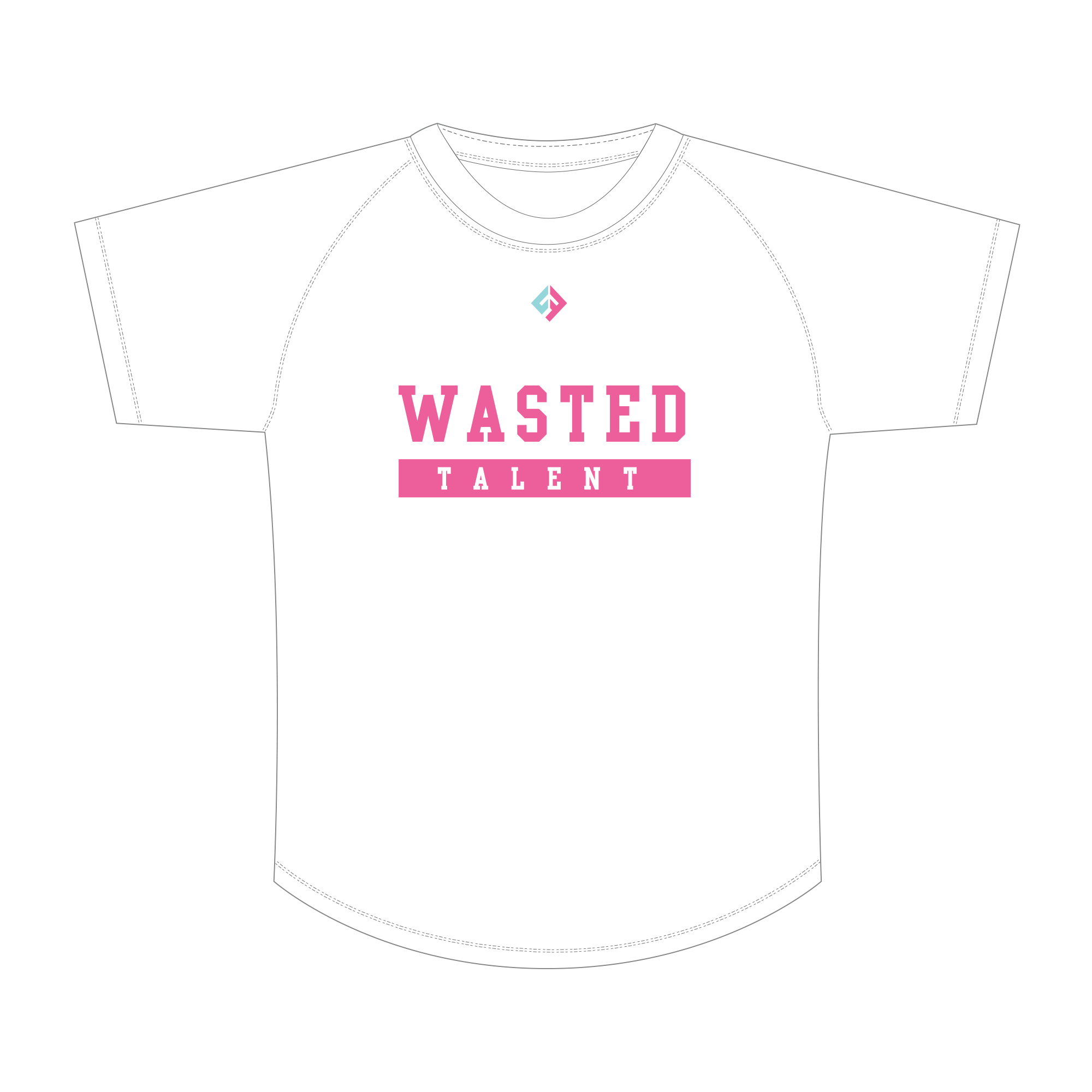 Wasted Talent Short Sleeve Performance Shirt