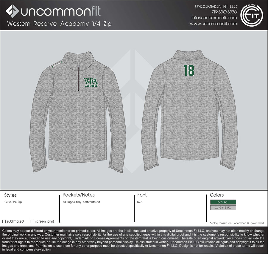 Western Reserve 1/4 Zip